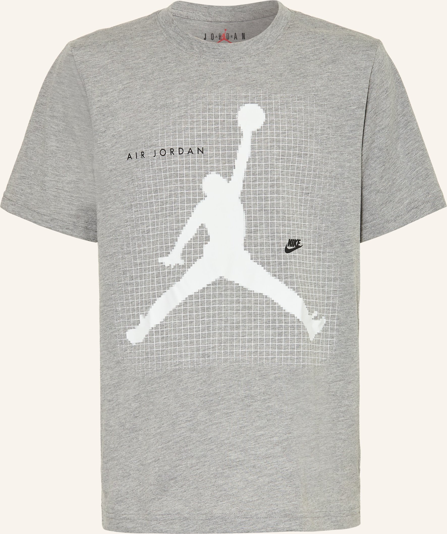Jordan T-Shirt Jumpman Grid Blur grau