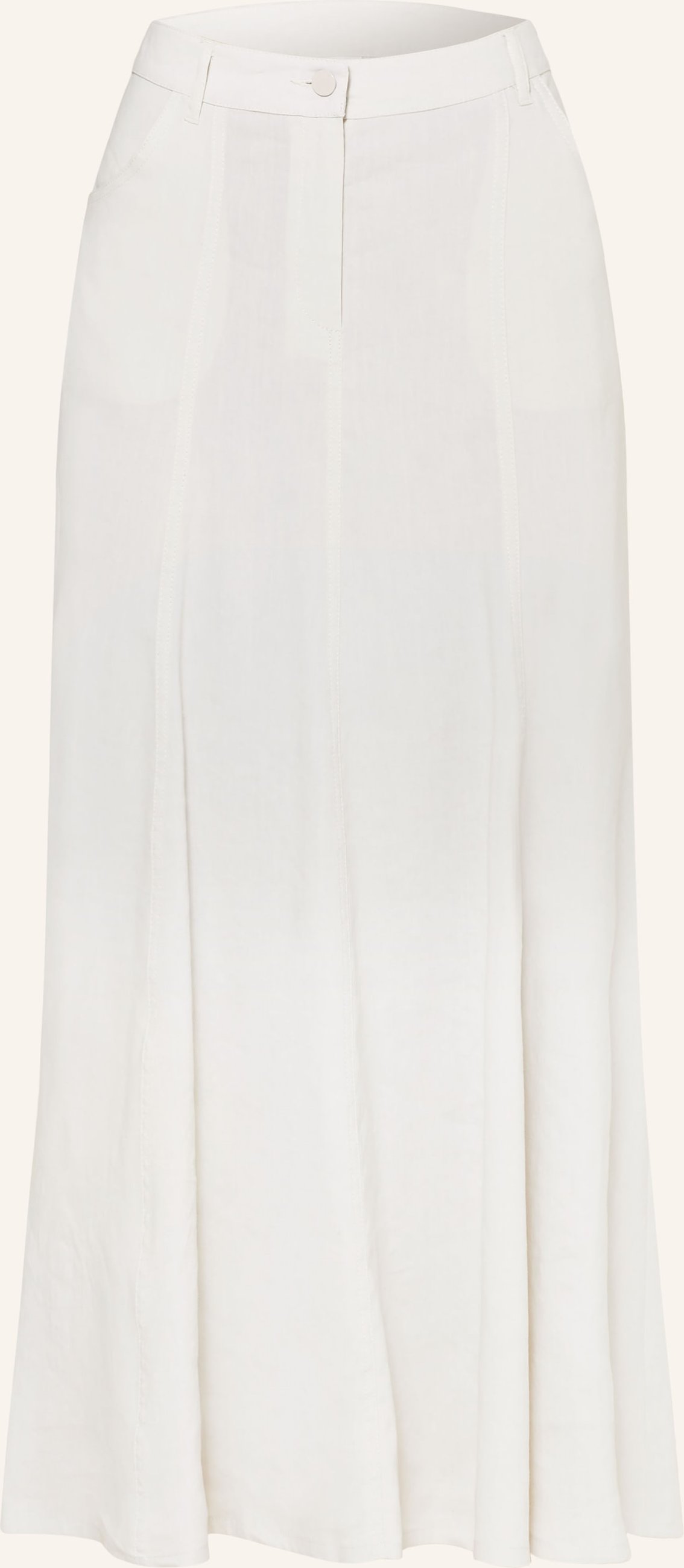 Marella Rock Selina Mit Leinen weiss