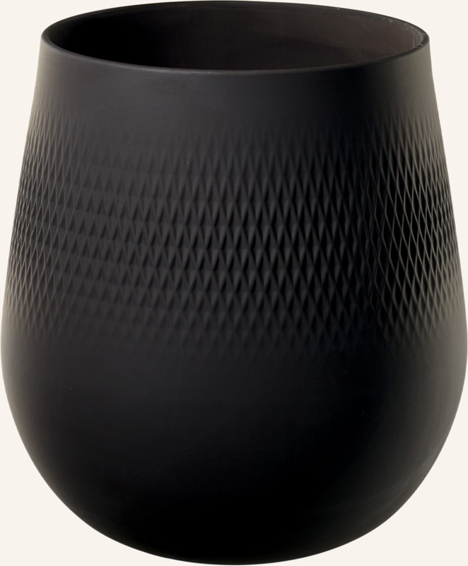 Thumbnail - Villeroy & Boch Vase Carré Groß Manufacture Collier Noir schwarz