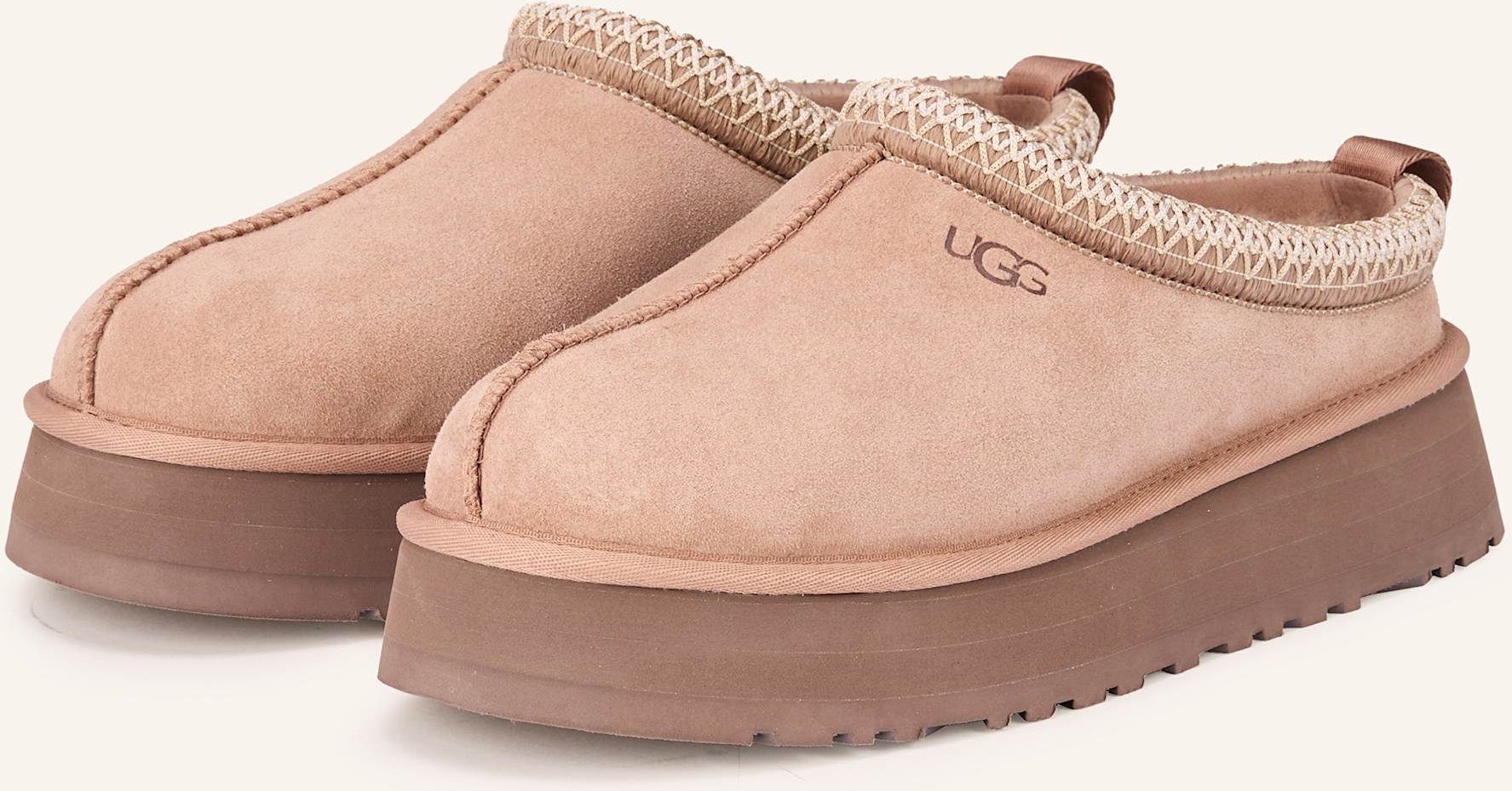 Ugg Plateau-Pantoletten Tazz rosa