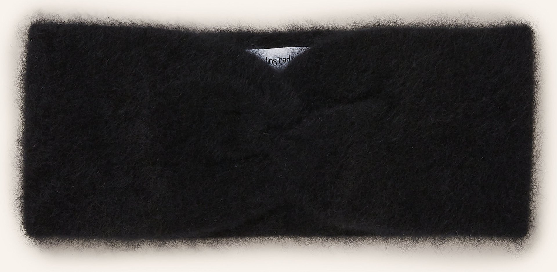Darling Harbour Stirnband Aus Cashmere schwarz