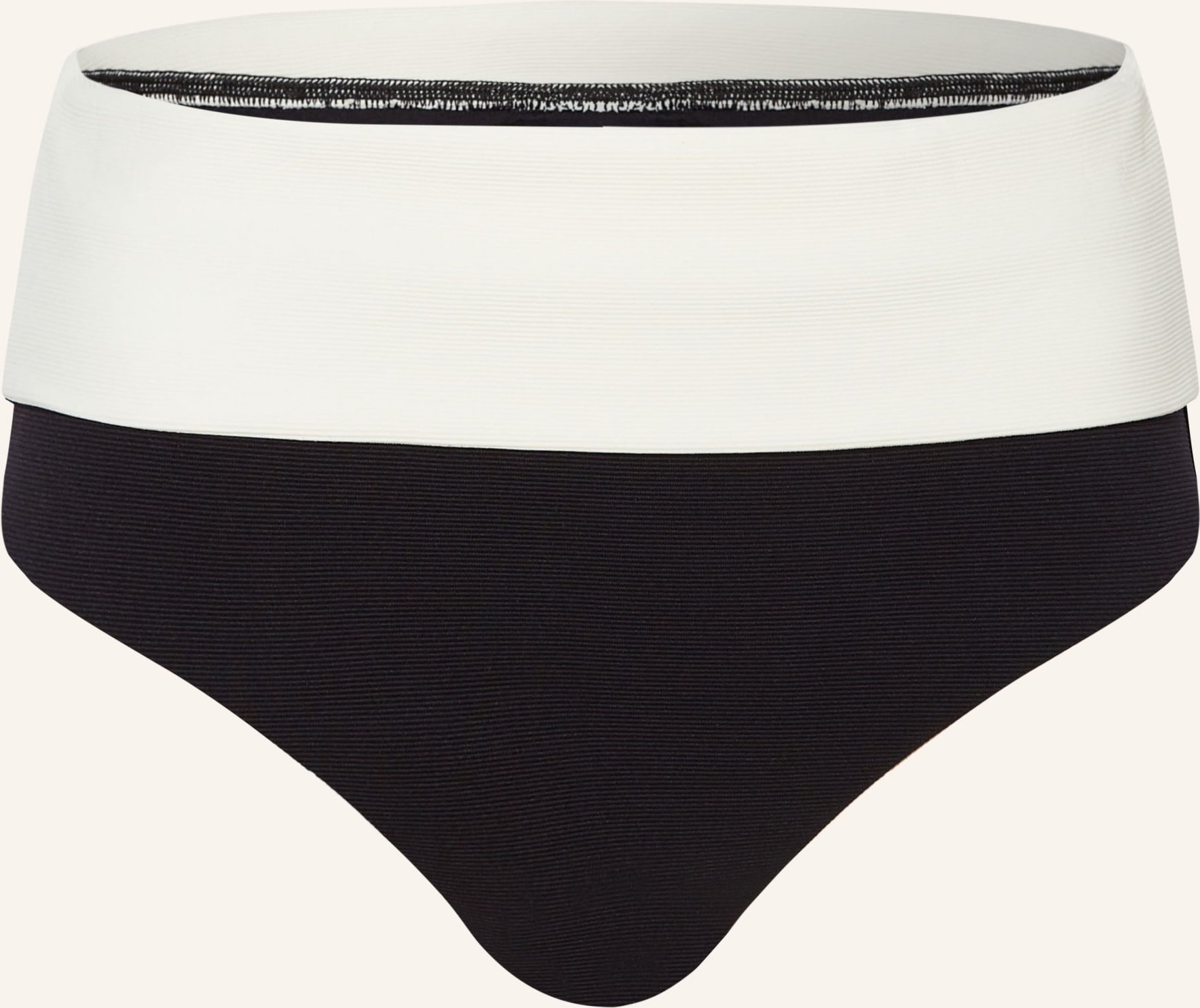 Jets Australia High-Waist-Bikini-Hose Isla Rib schwarz