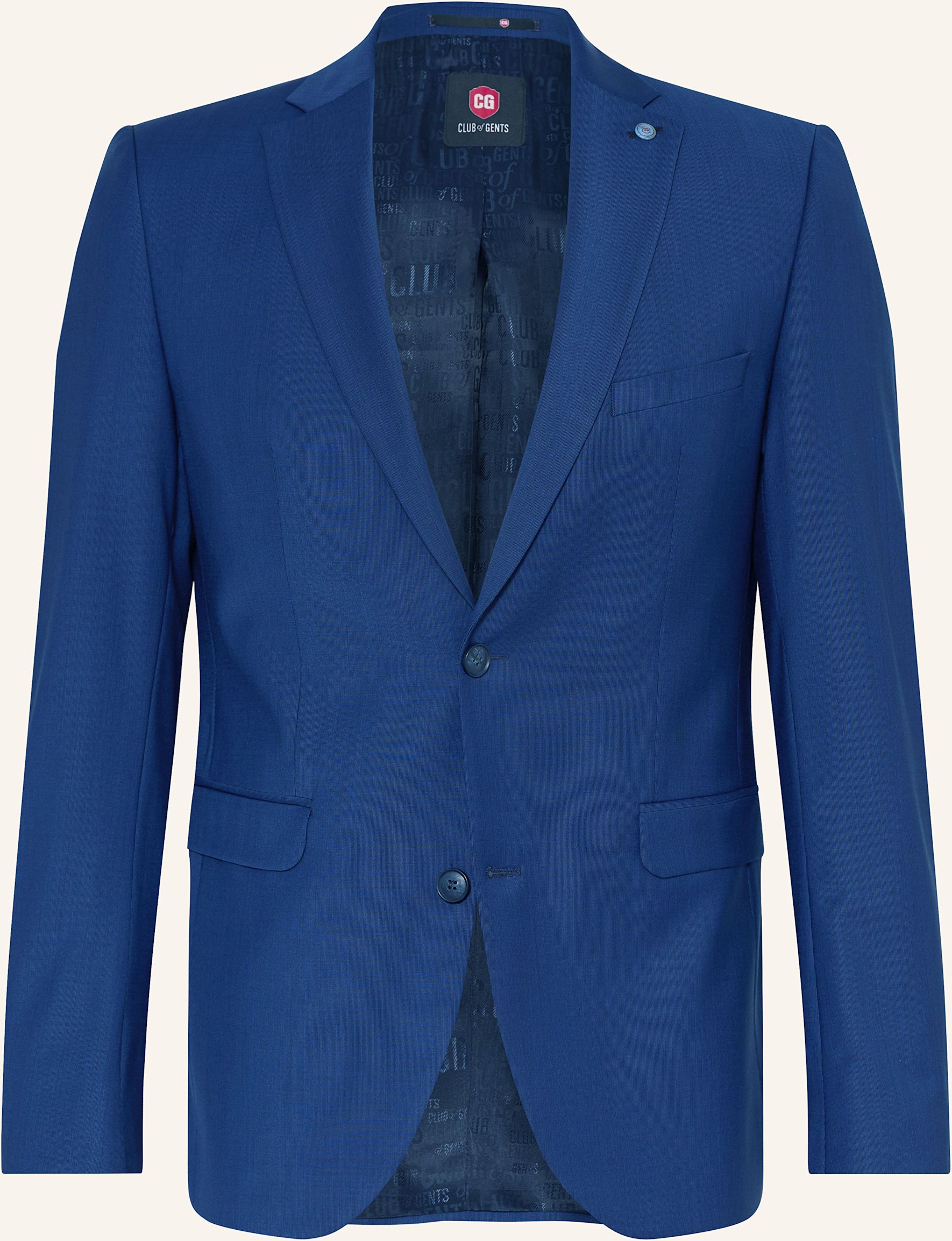 Cg - Club Of Gents Anzugsakko Caden Slim Fit blau