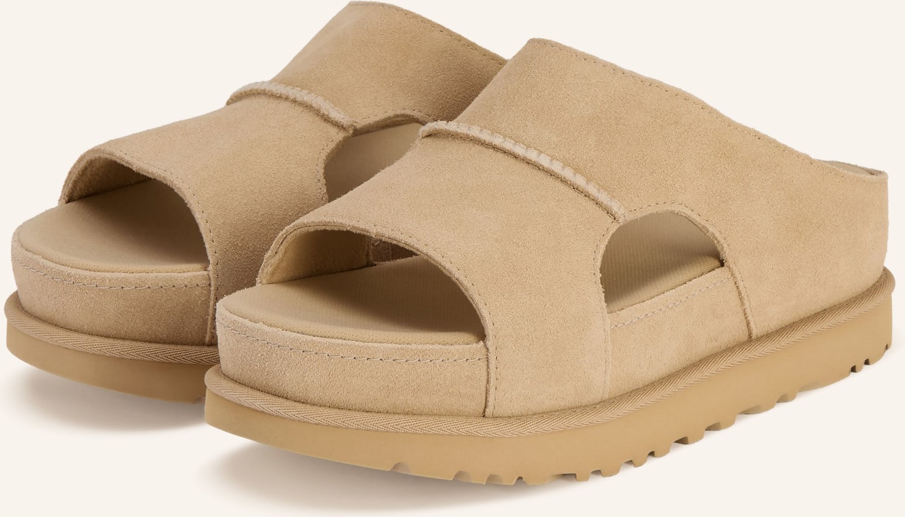 Ugg Pantoletten Goldenstar Hi beige