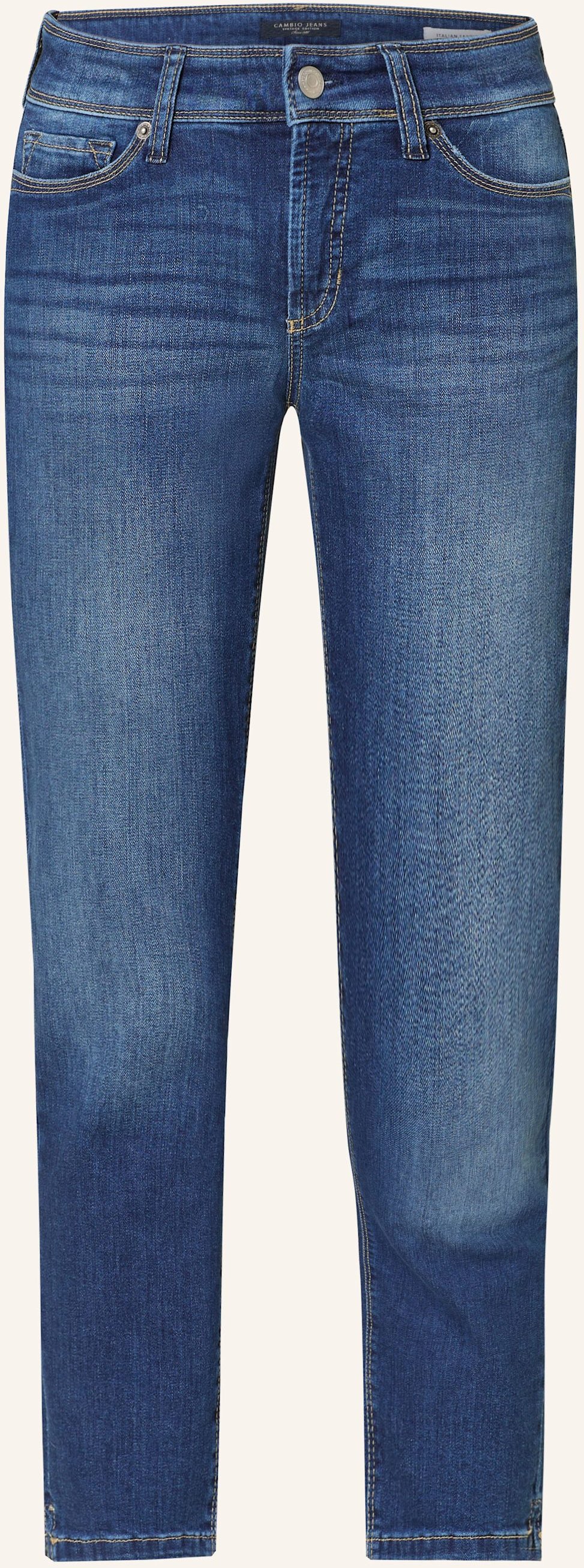 Thumbnail - Cambio Cropped Jeans Piper blau