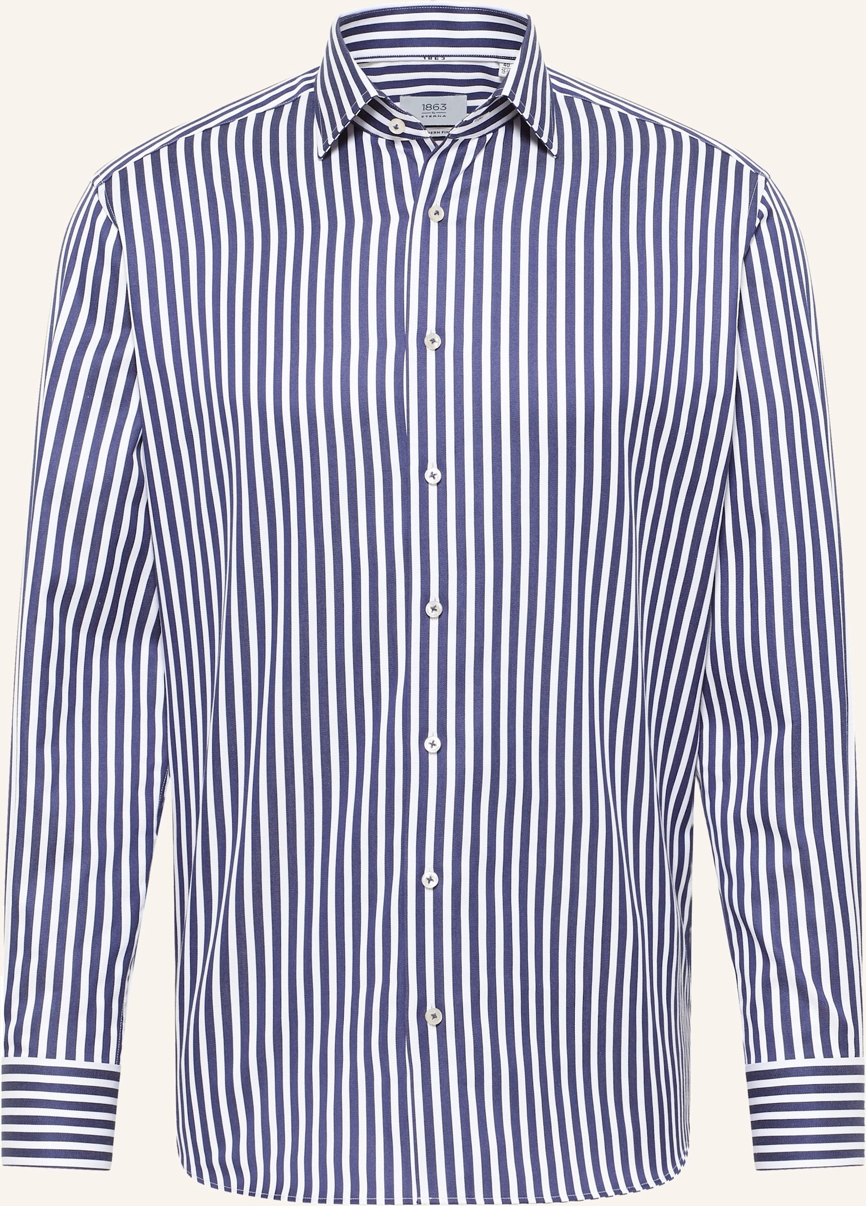 1863 By Eterna Hemd Modern Fit blau