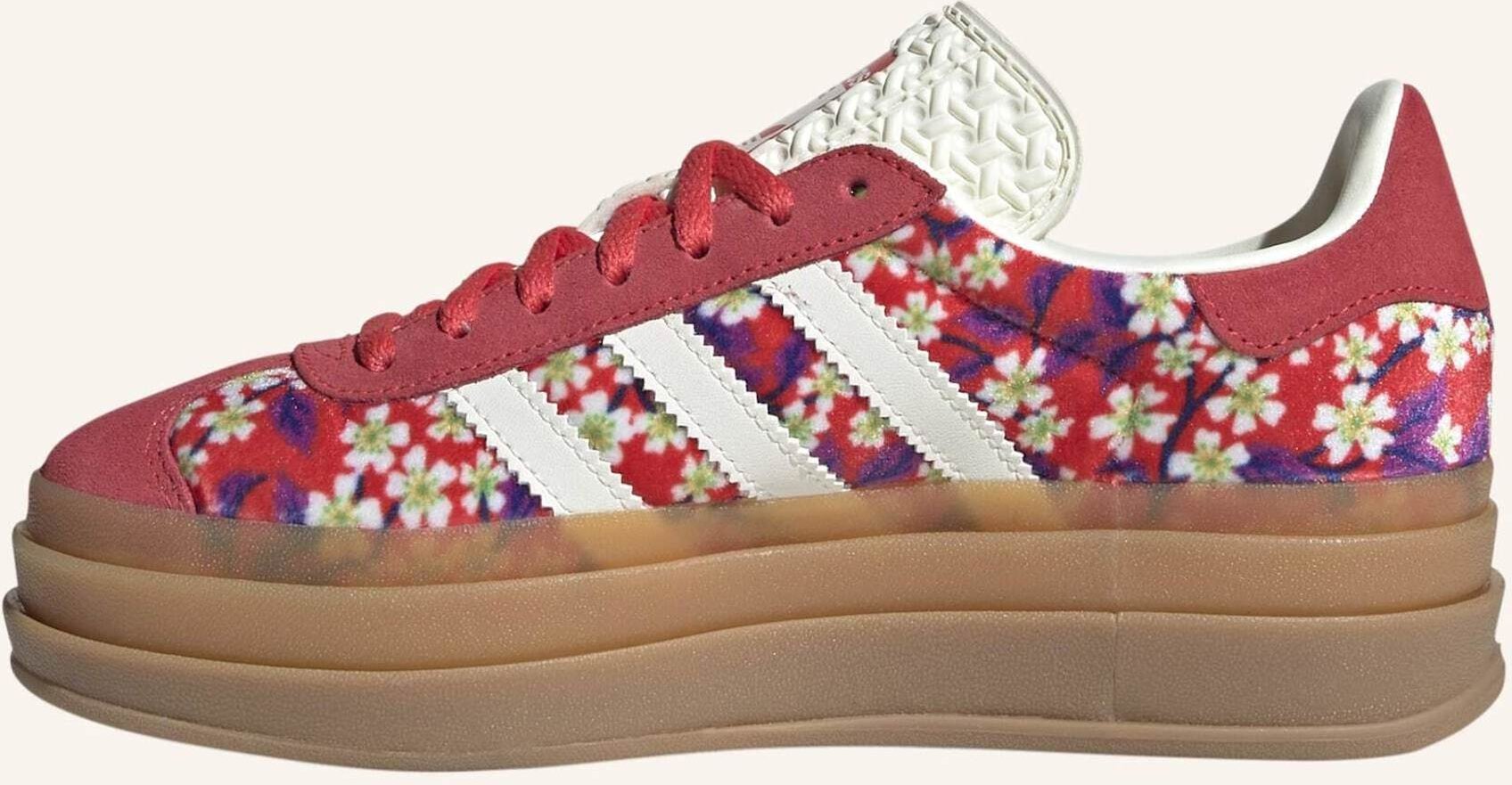 Adidas Originals Gazelle Bold X Liberty London Schuh rot