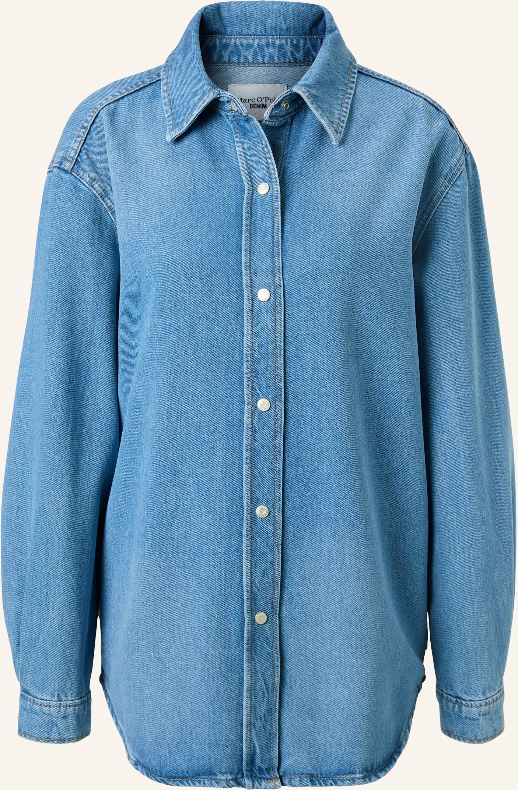 Marc O'polo Denim Denim-Bluse blau