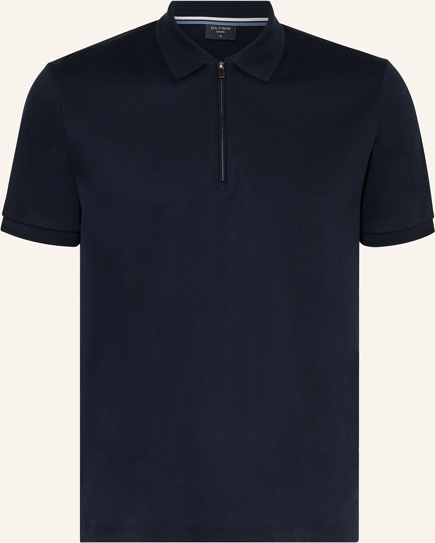 Thumbnail - Olymp Jersey-Poloshirt Casual Comfort Fit blau