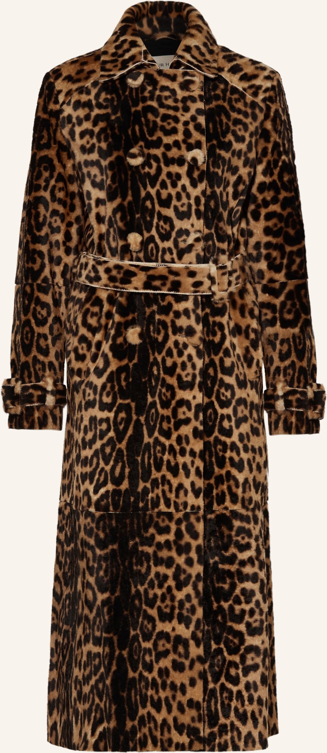 Nour Hammour Mantel Tate braun