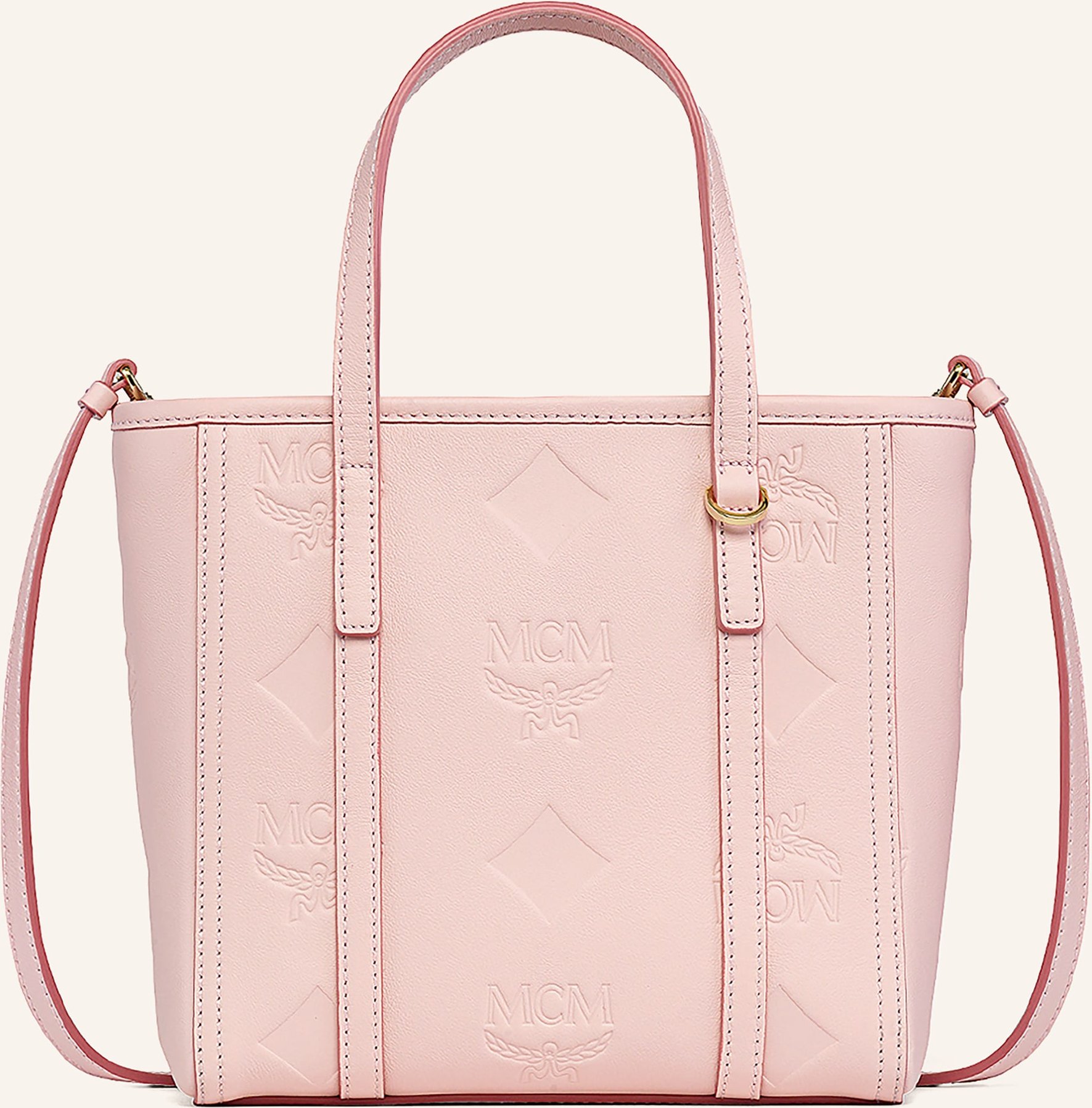 Mcm Handtasche Toni Mini rosa