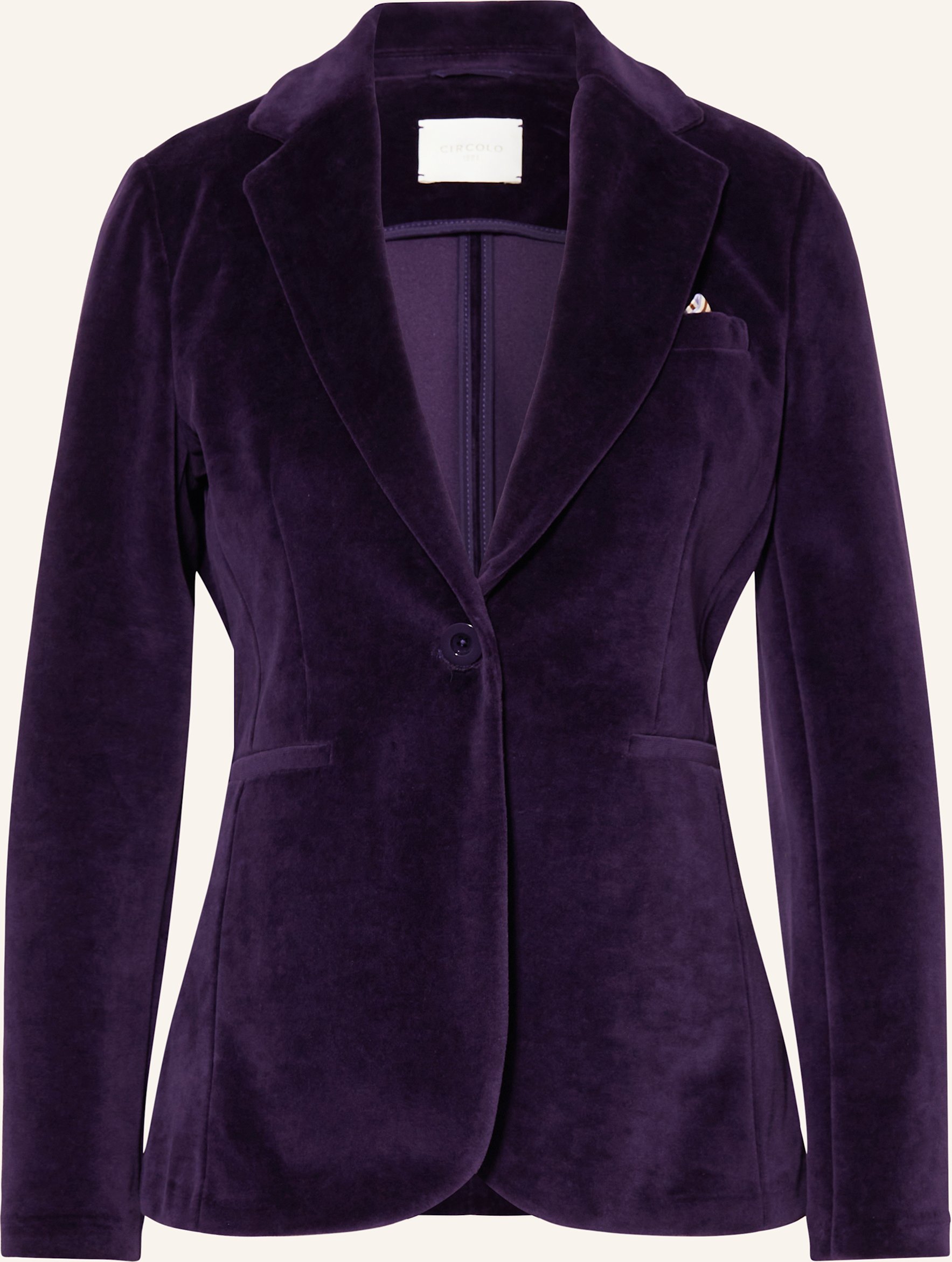 Circolo 1901 Samtblazer lila