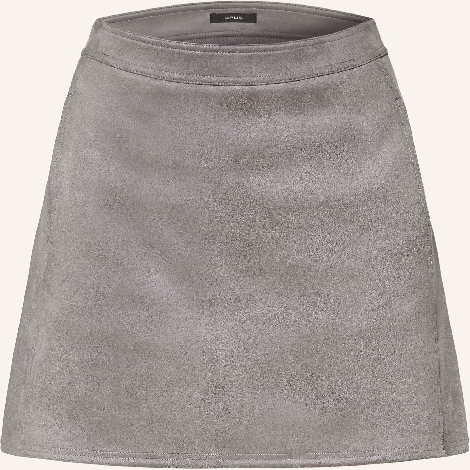 Opus Rock Revlina Cozy In Lederoptik grau