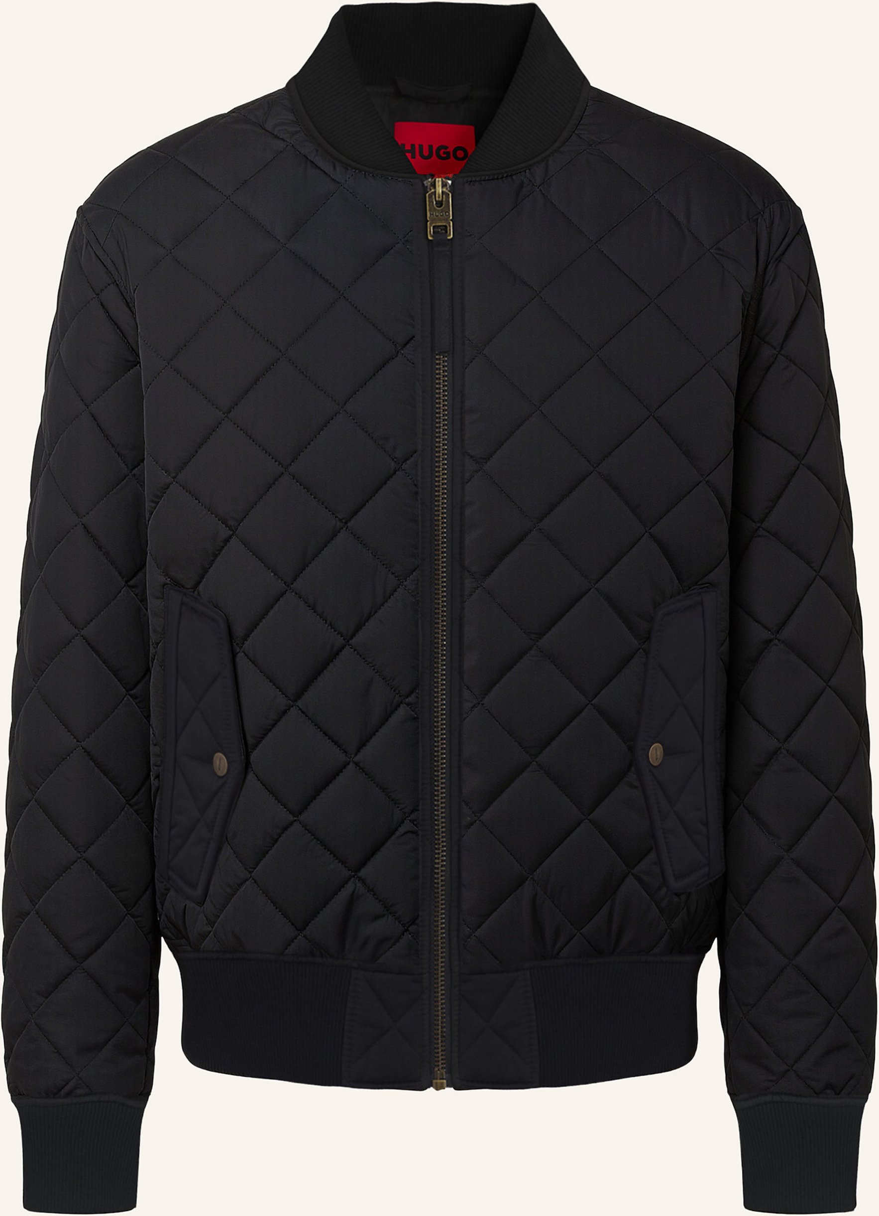 Hugo Casual Jacke bicol2541 Regular Fit schwarz