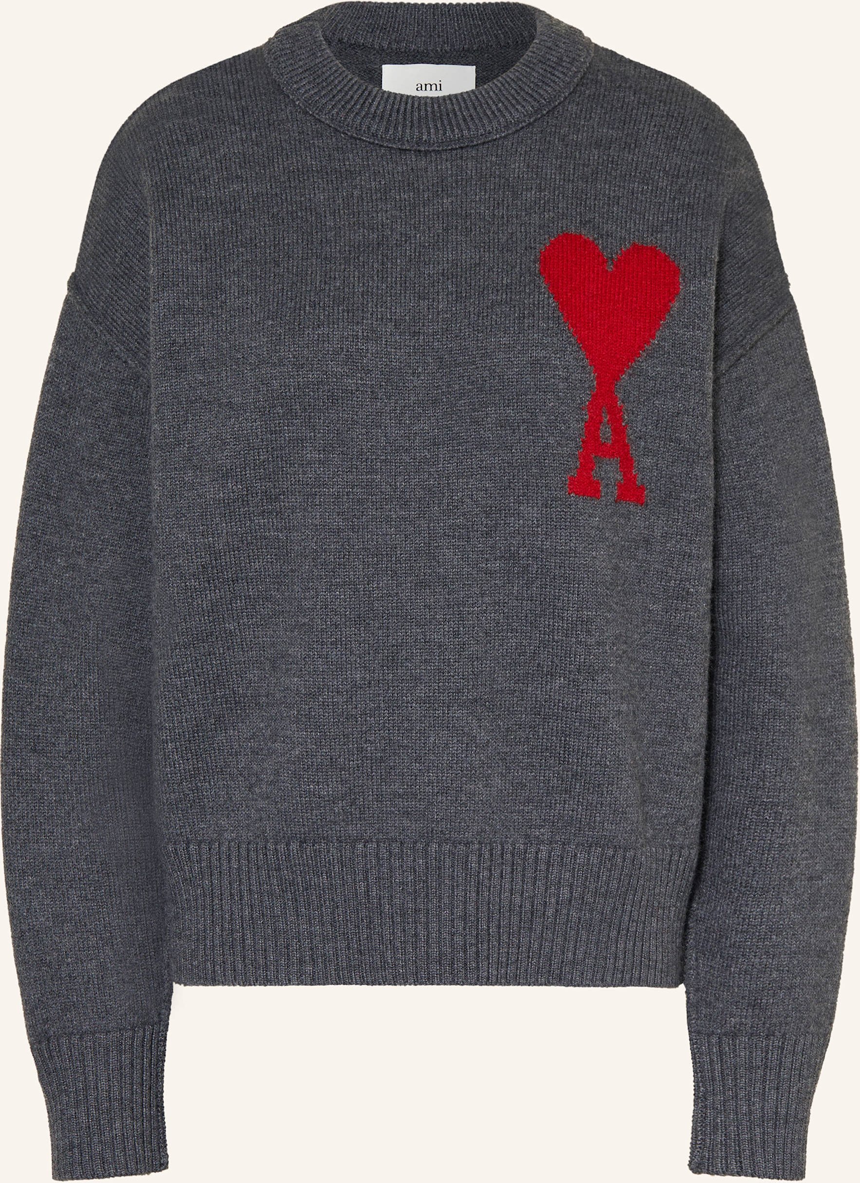 Ami Paris Pullover grau
