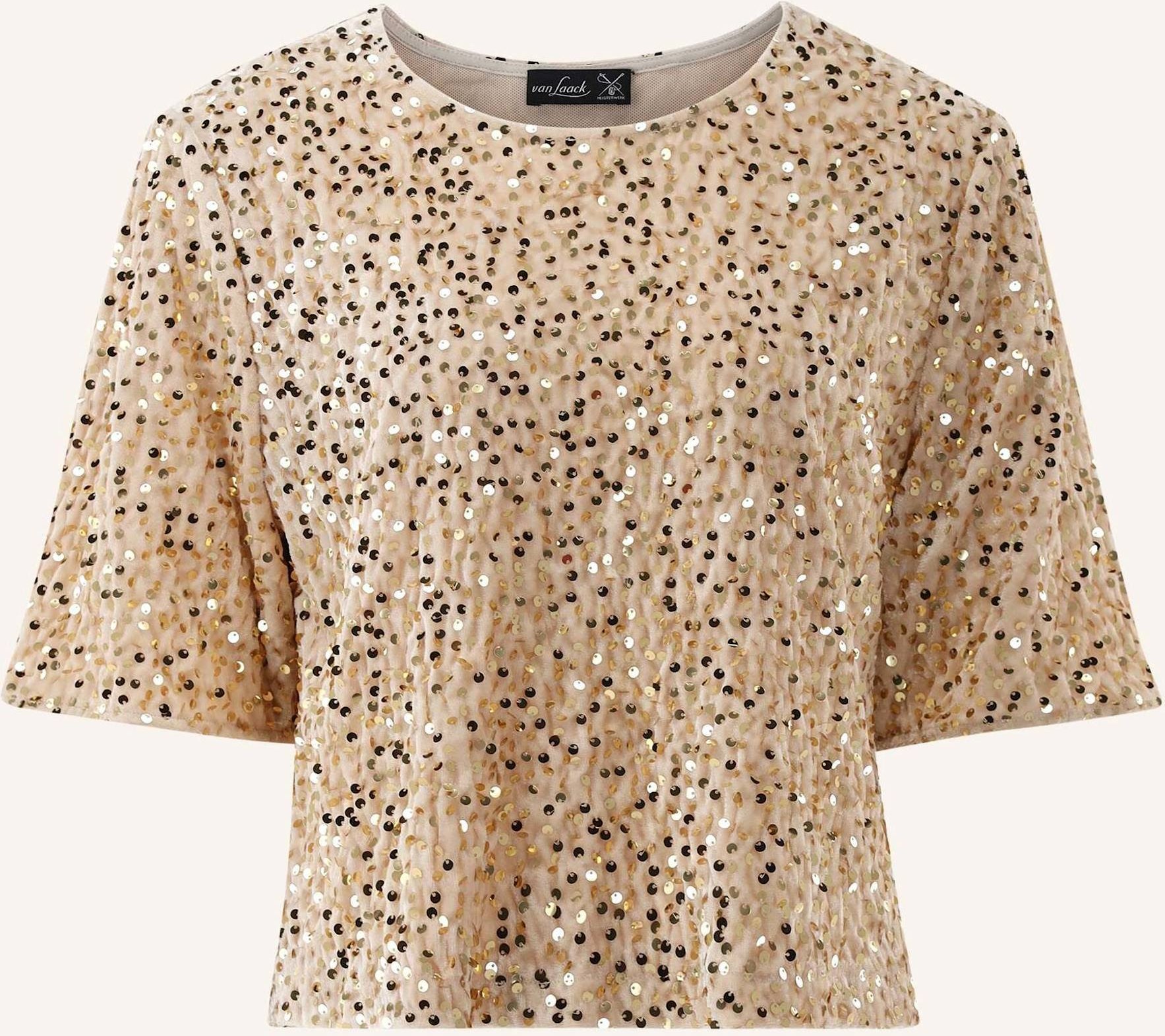 Van Laack Bluse Modern Fit braun