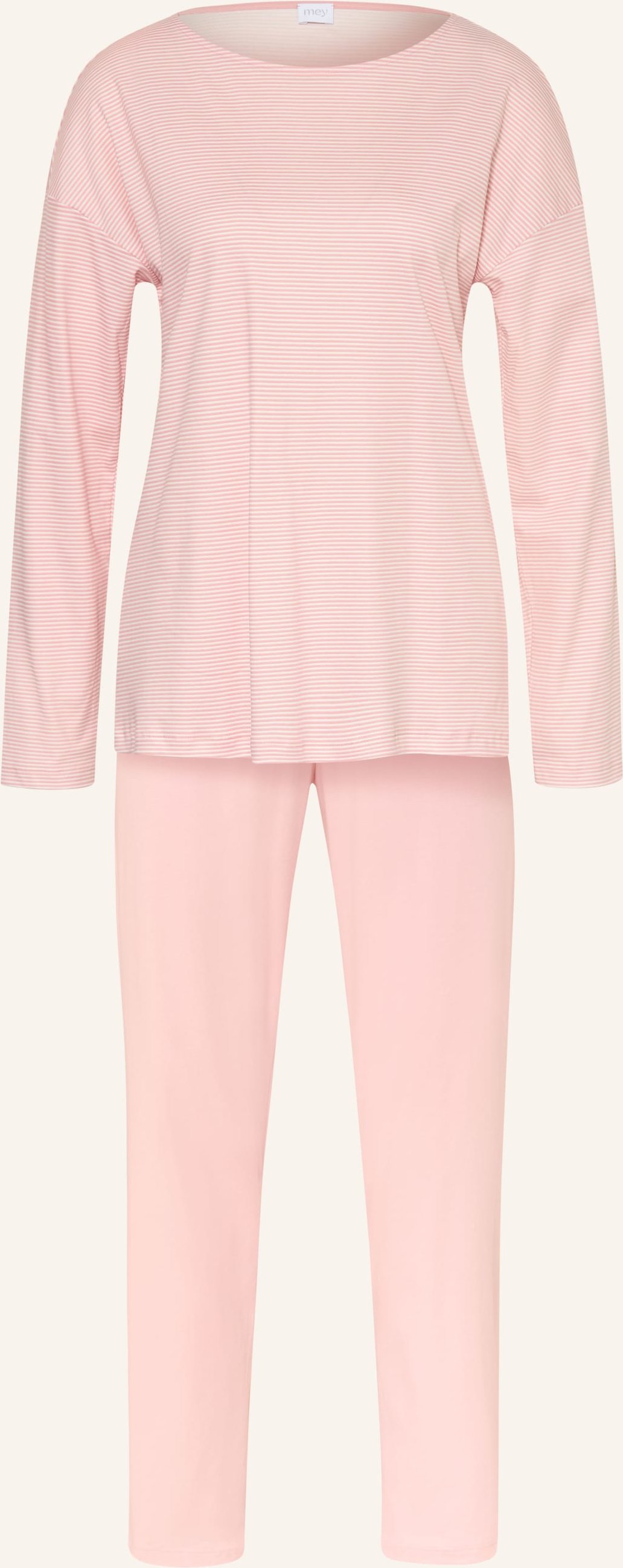 Mey Schlafanzug Serie Simple Stripes rosa