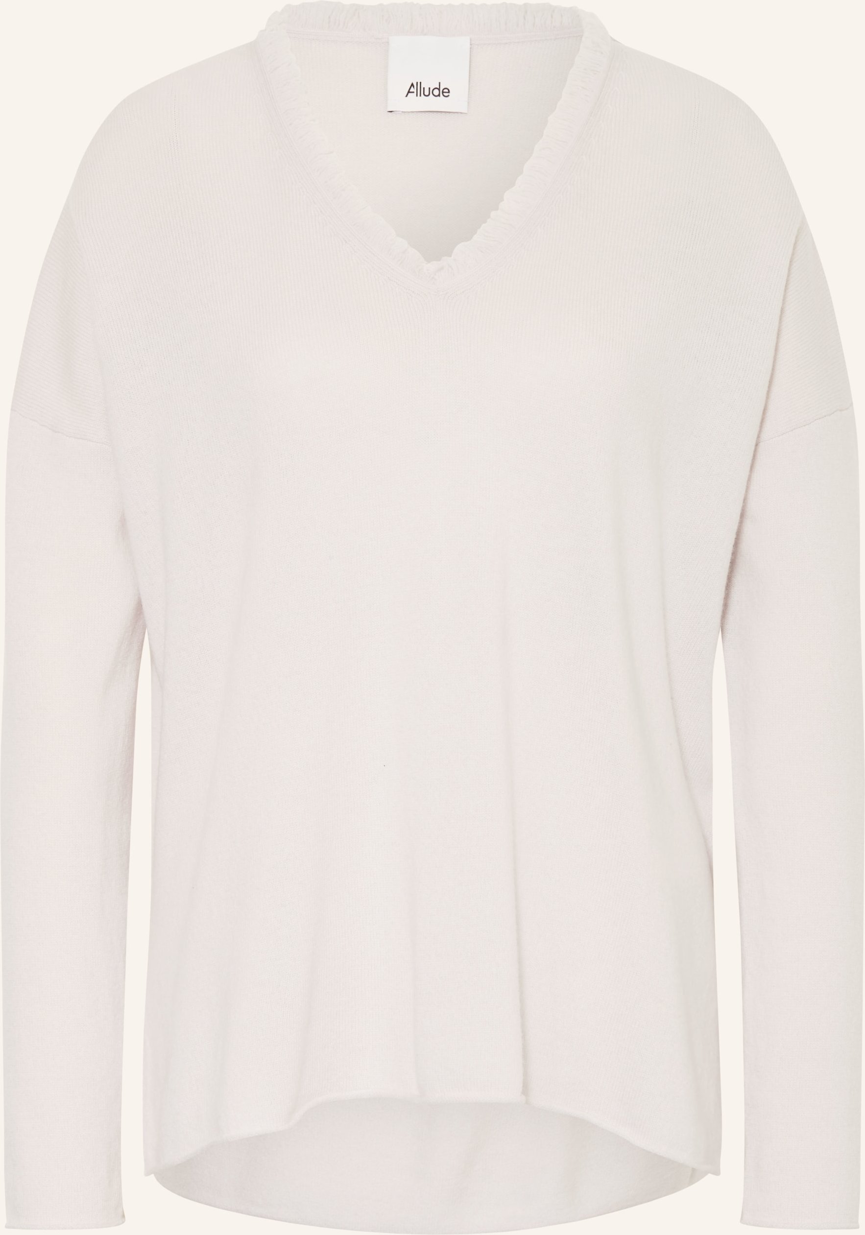 Thumbnail - Allude Pullover Mit Cashmere grau