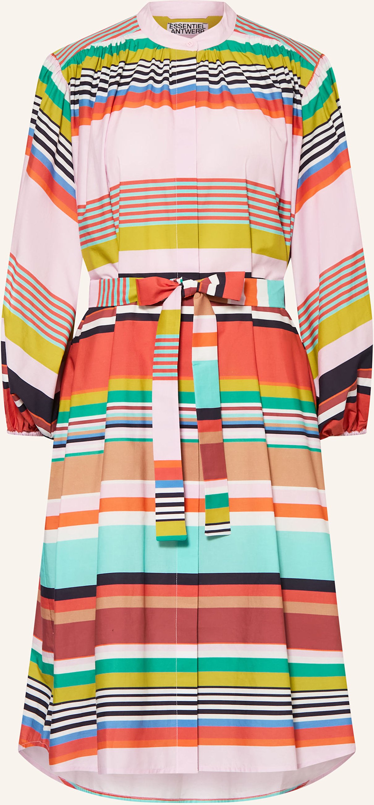 Thumbnail - Essentiel Antwerp Kleid Hoklahoma Mit 3/4-Arm pink