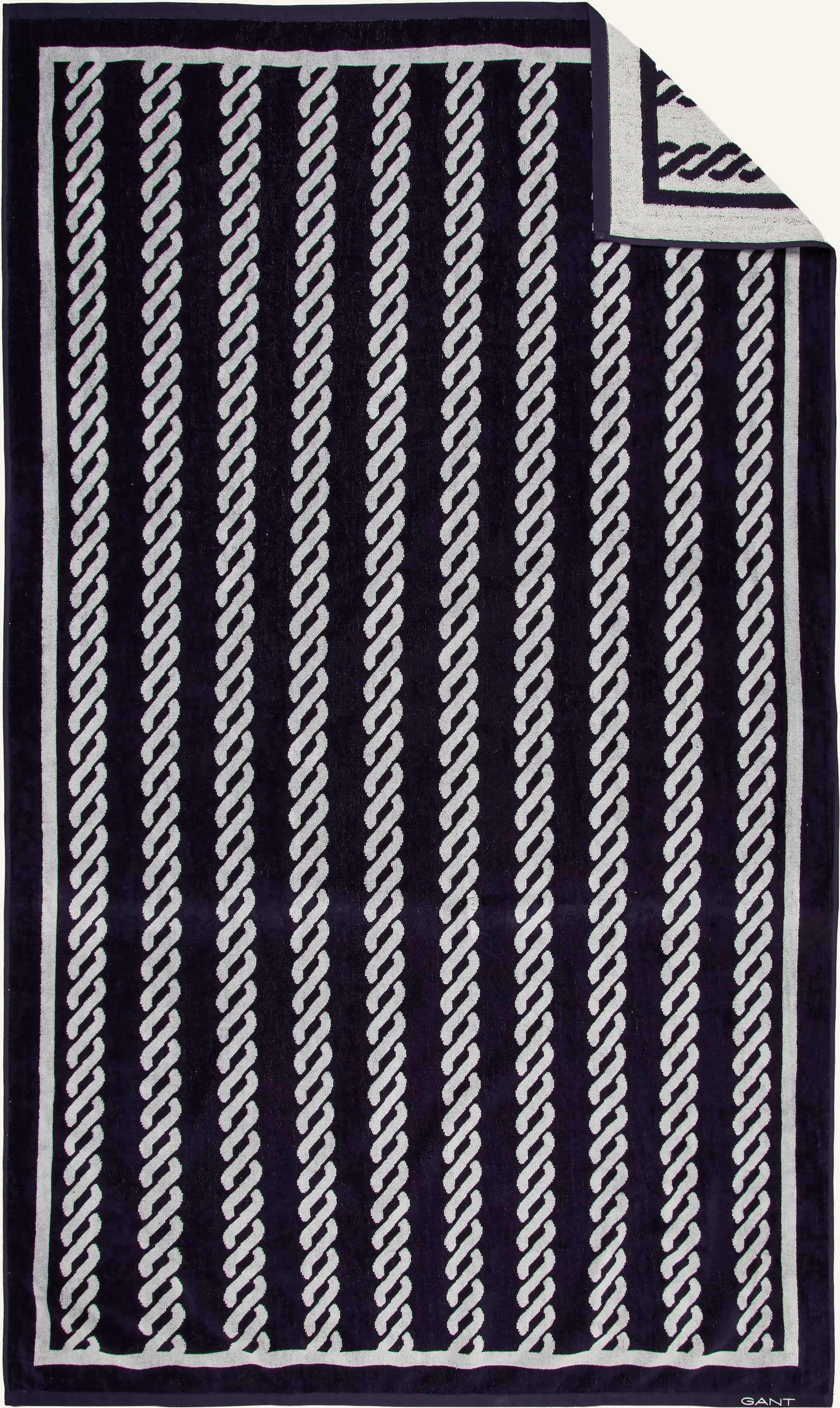 Gant Home Strandtuch blau