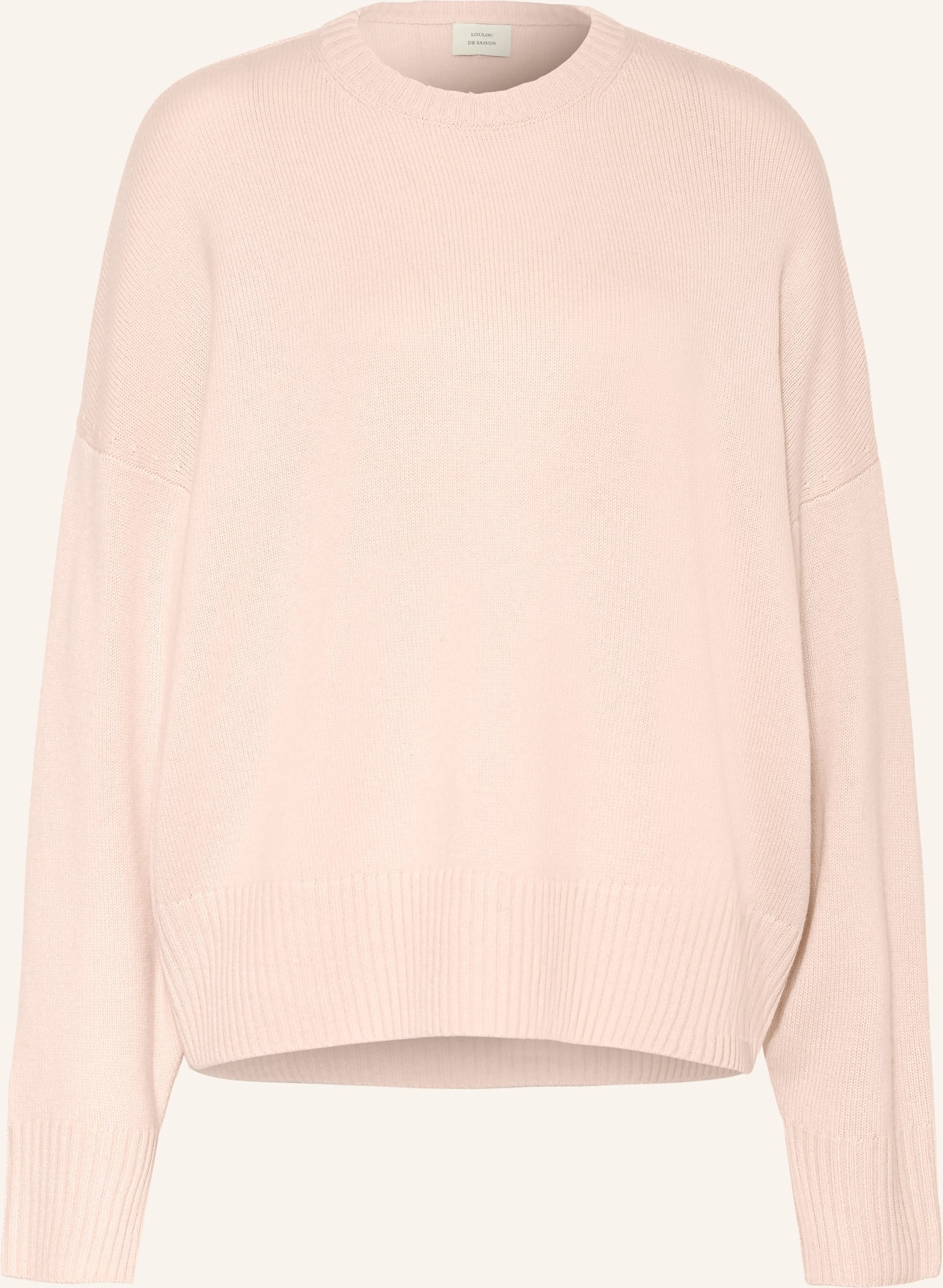 Loulou De Saison Cashmere-Pullover Anton rosa