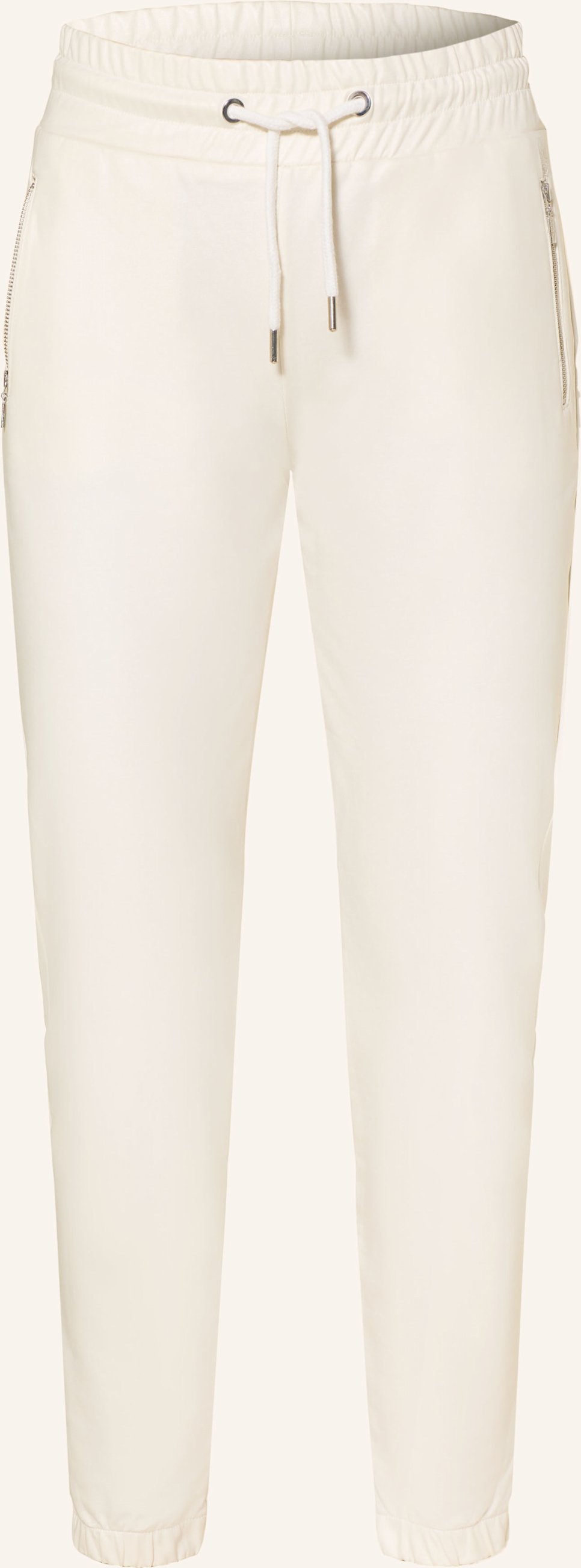 Monari Hose In Lederoptik beige