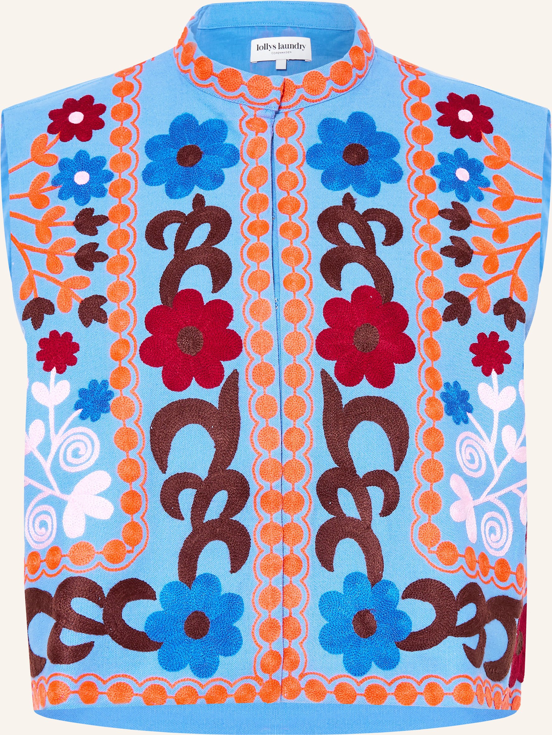 Lollys Laundry Weste Binll blau