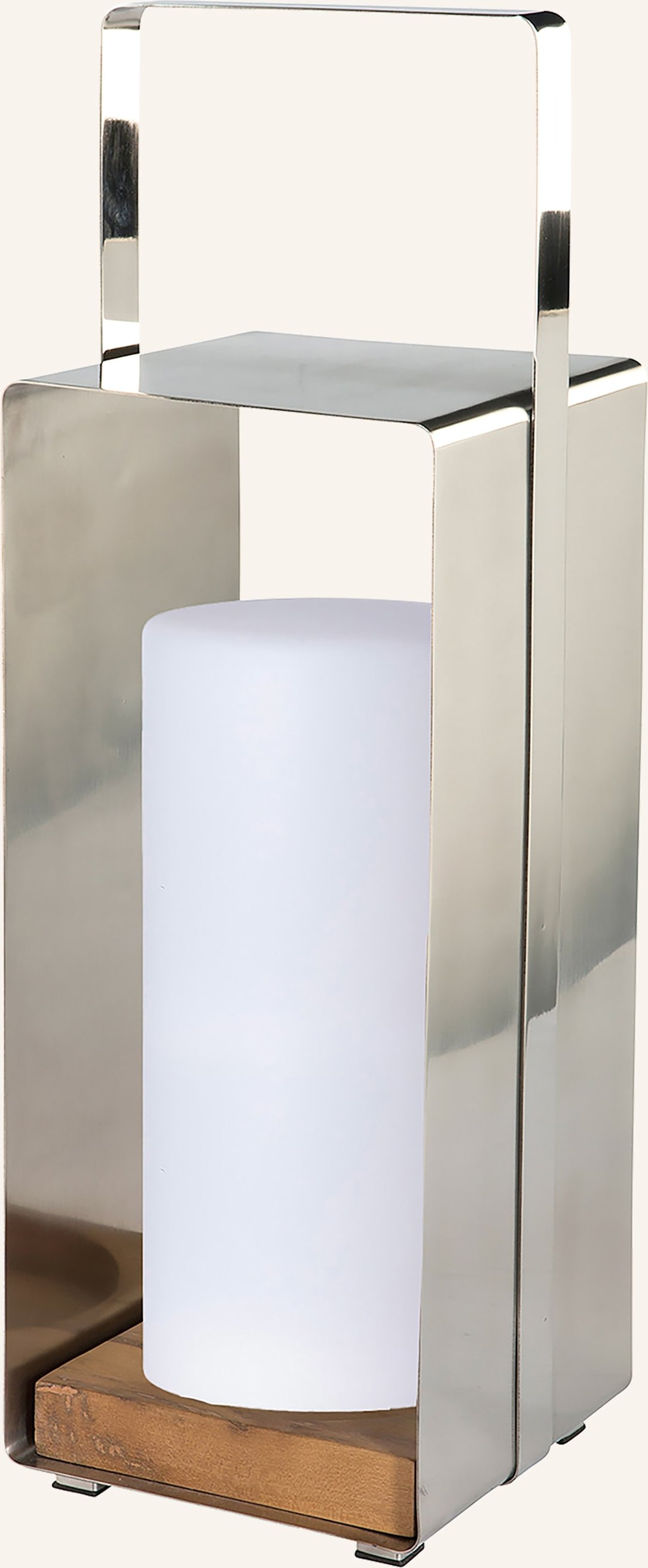 Fink Laterne Mit Led Zylinder Magnus silber