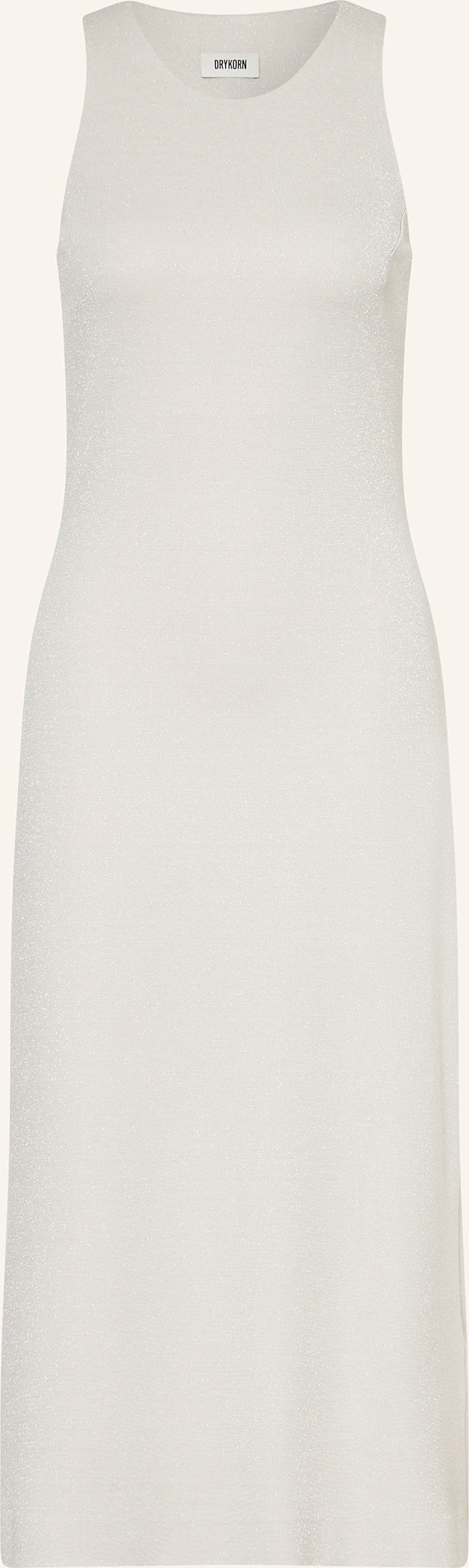Drykorn Kleid Nedona Mit Glitzergarn weiss