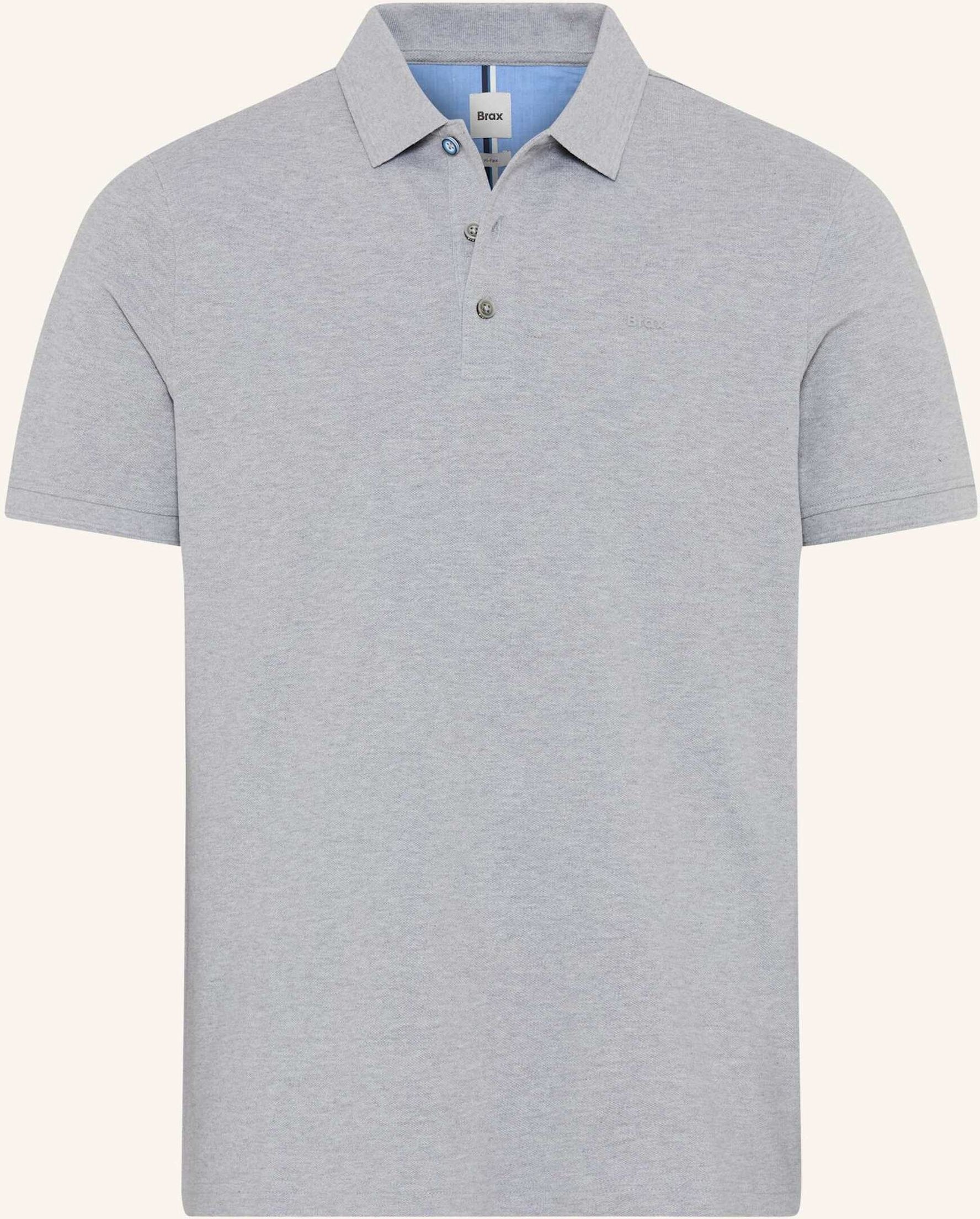 Brax Piqué-Poloshirt Style Pete grau