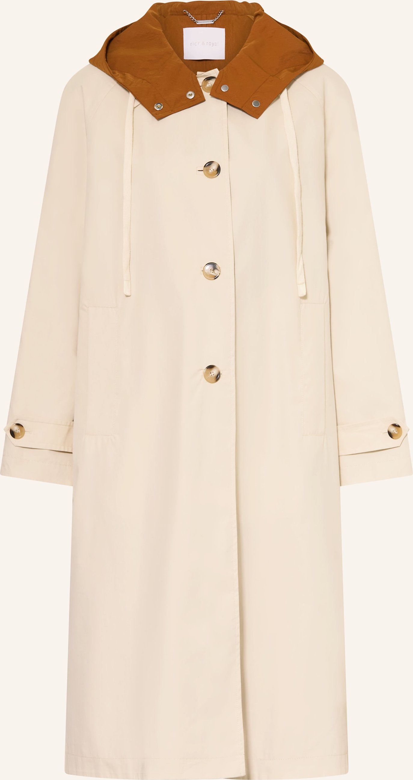 Rich & Royal Trenchcoat Zum Wenden beige