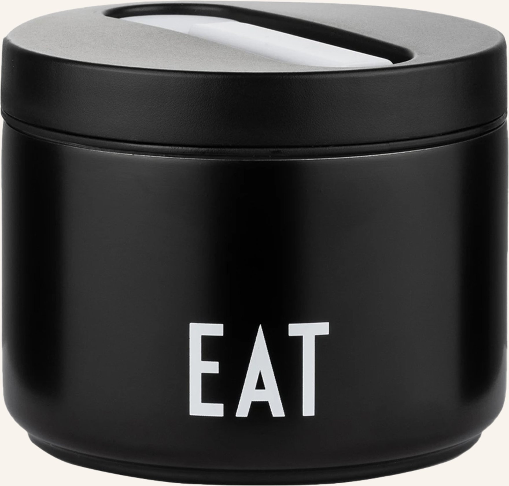 Design Letters Thermo-Lunchbox Eat Small schwarz