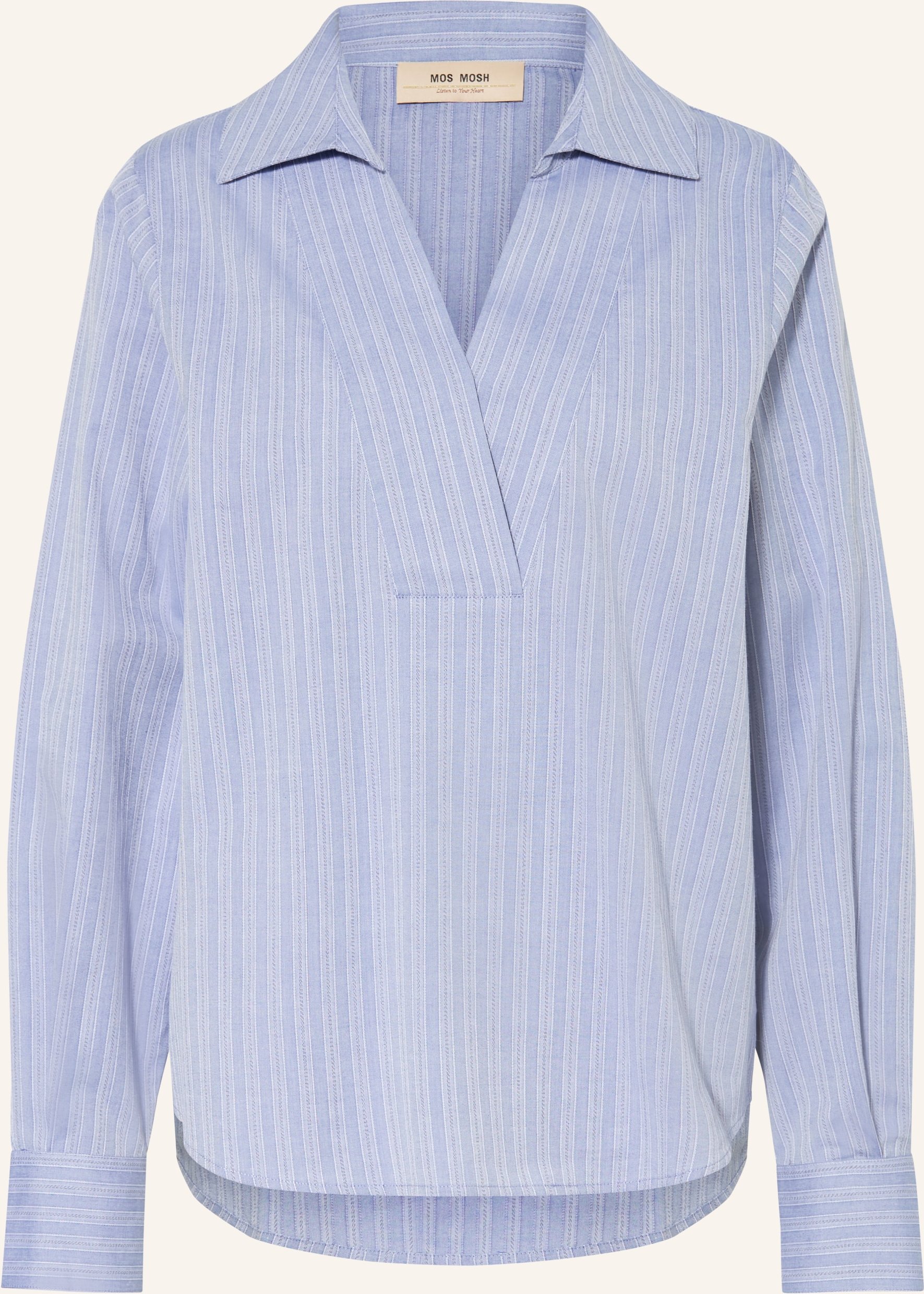 Mos Mosh Blusenshirt Mmavent Yen blau