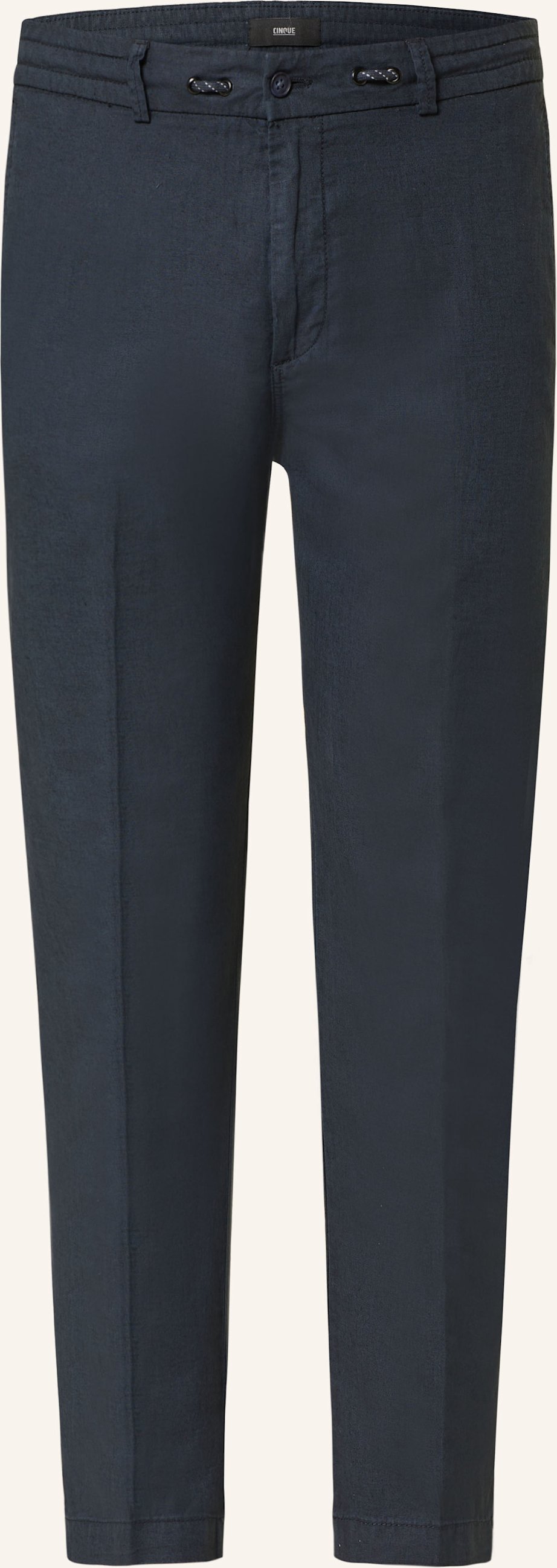 Thumbnail - Cinque Chino Cijuli-O Modern Fit Mit Leinen blau