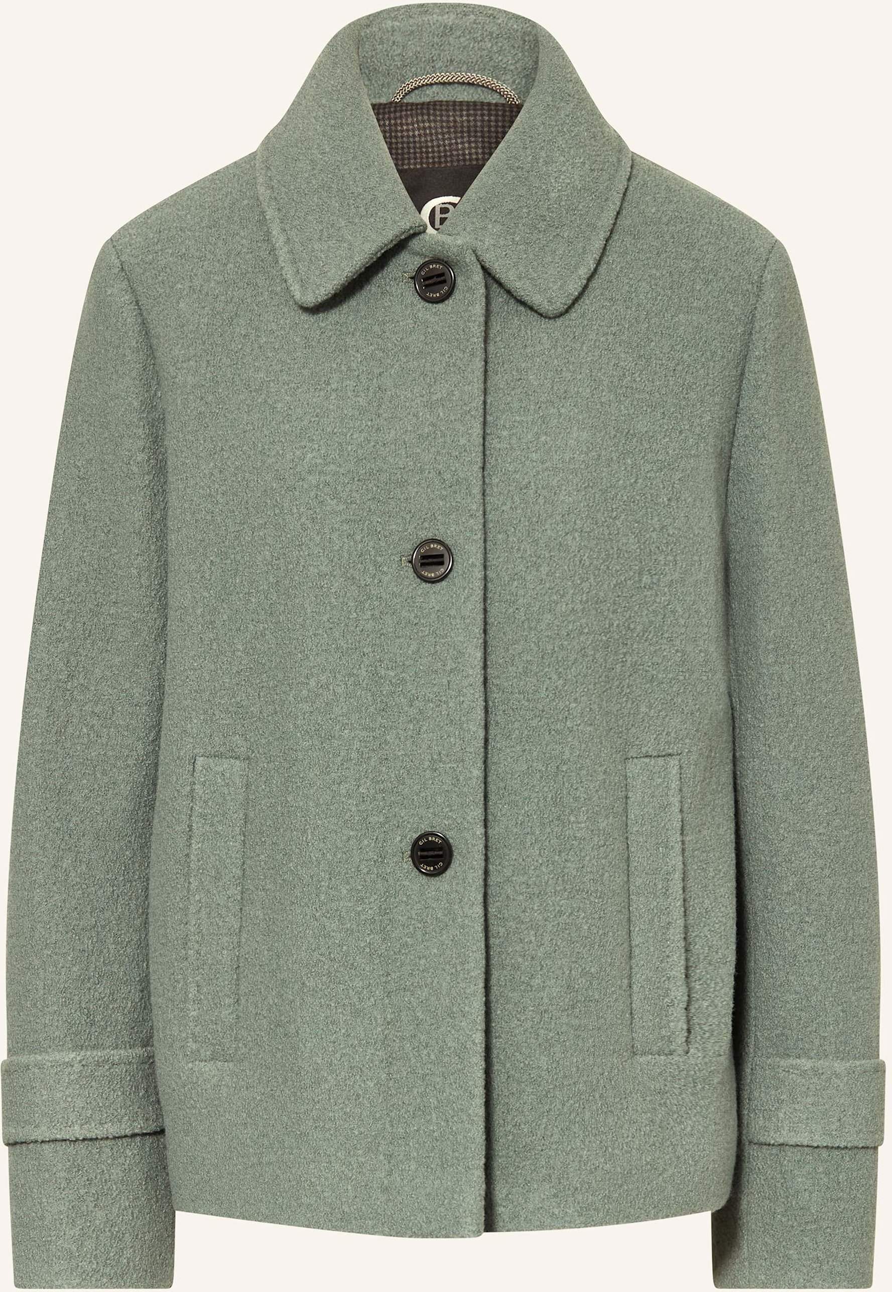 Gil Bret Kastenjacke Aus Bouclé gruen