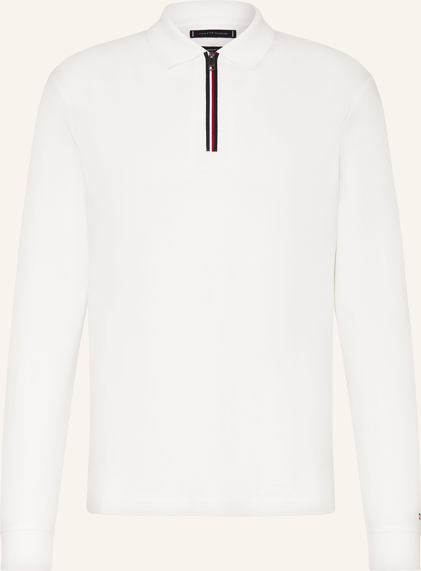 Tommy Hilfiger Jersey-Poloshirt Regular Fit weiss