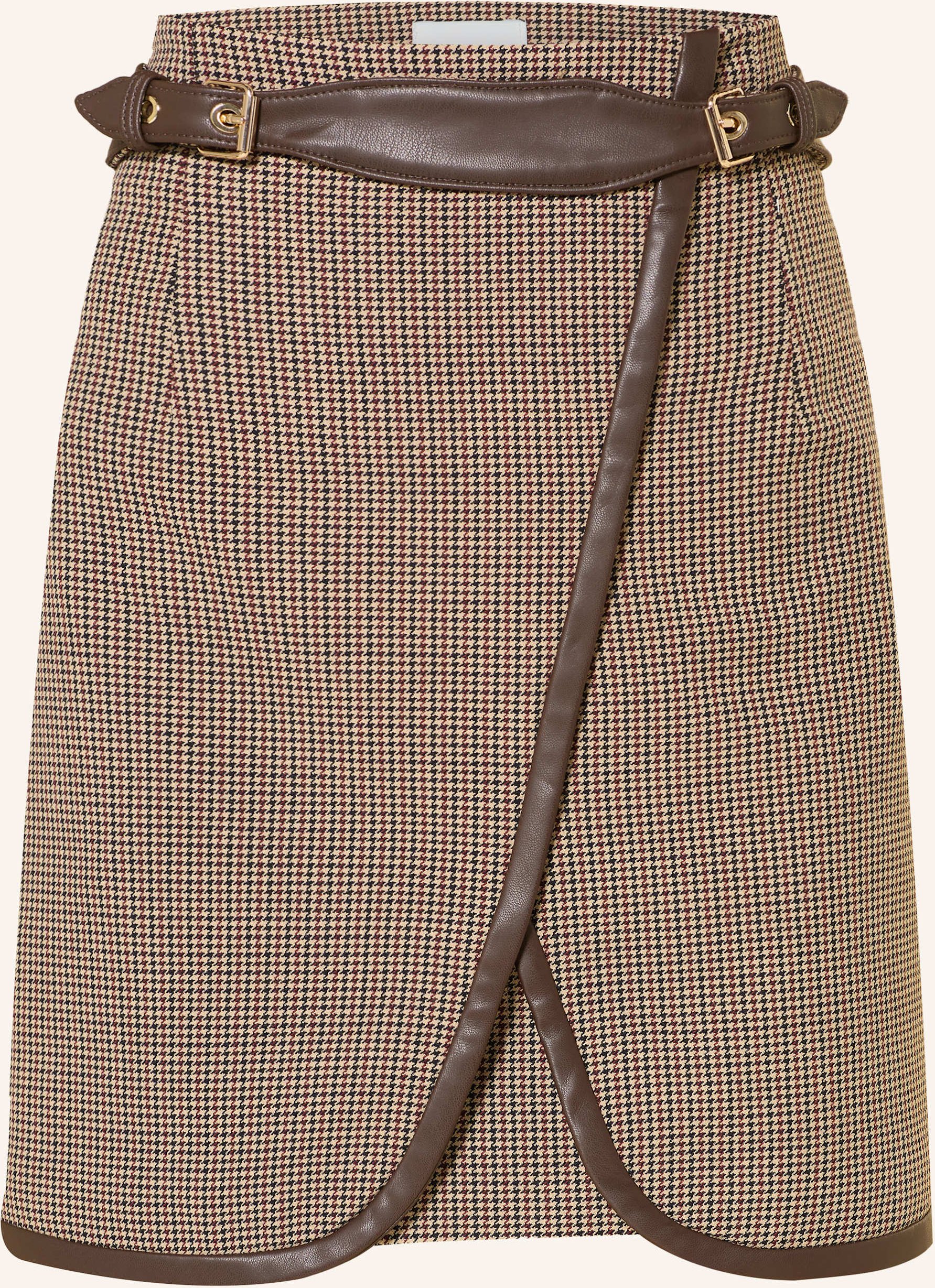 Claudie Pierlot Rock In Wickeloptik braun