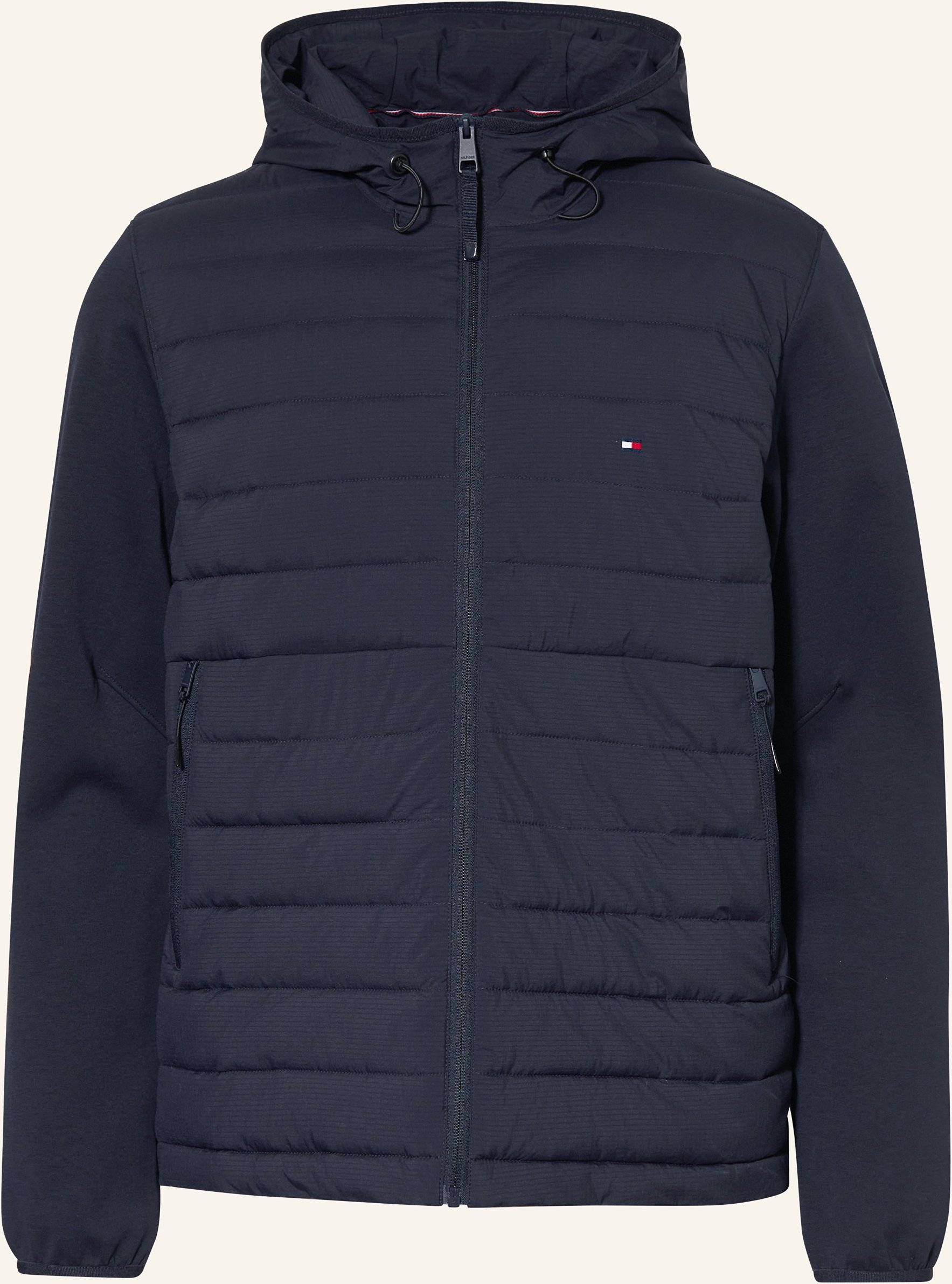 Tommy Hilfiger Steppjacke Im Materialmix blau