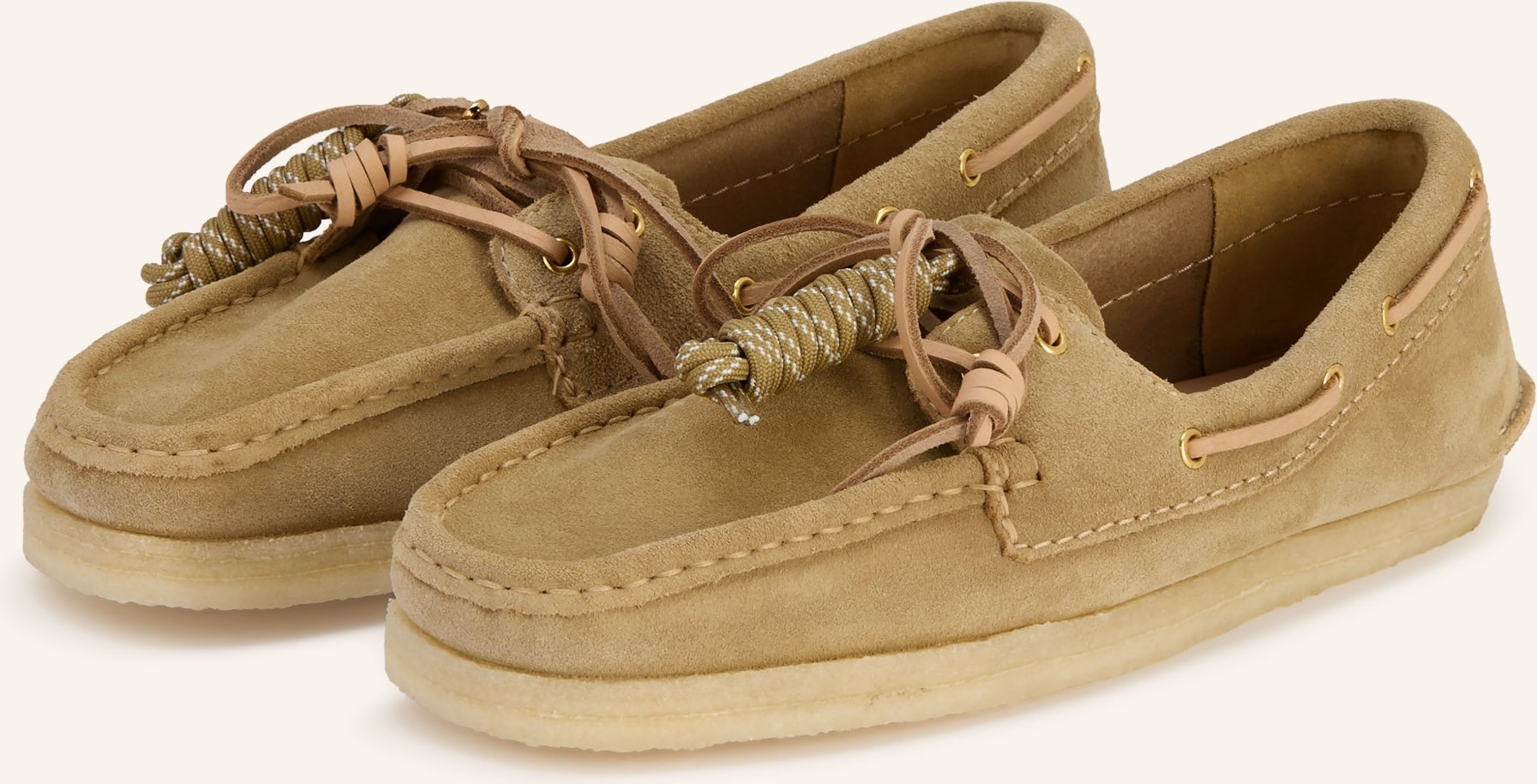 Thumbnail - Clarks Originals Bootsschuhe Godney Boat beige