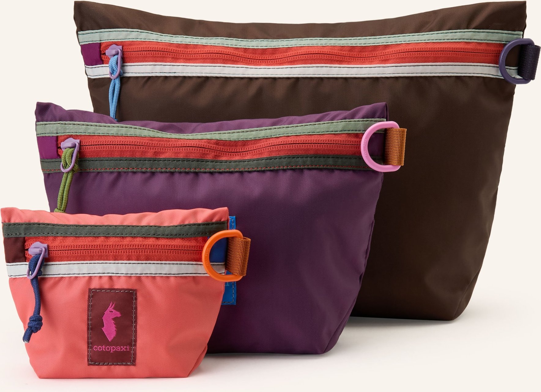 Cotopaxi 3-Er Pack Kosmetiktaschen blau