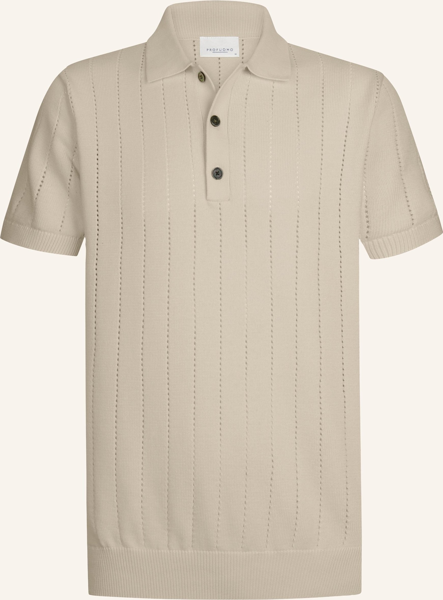 Profuomo Polo Kurzarm weiss