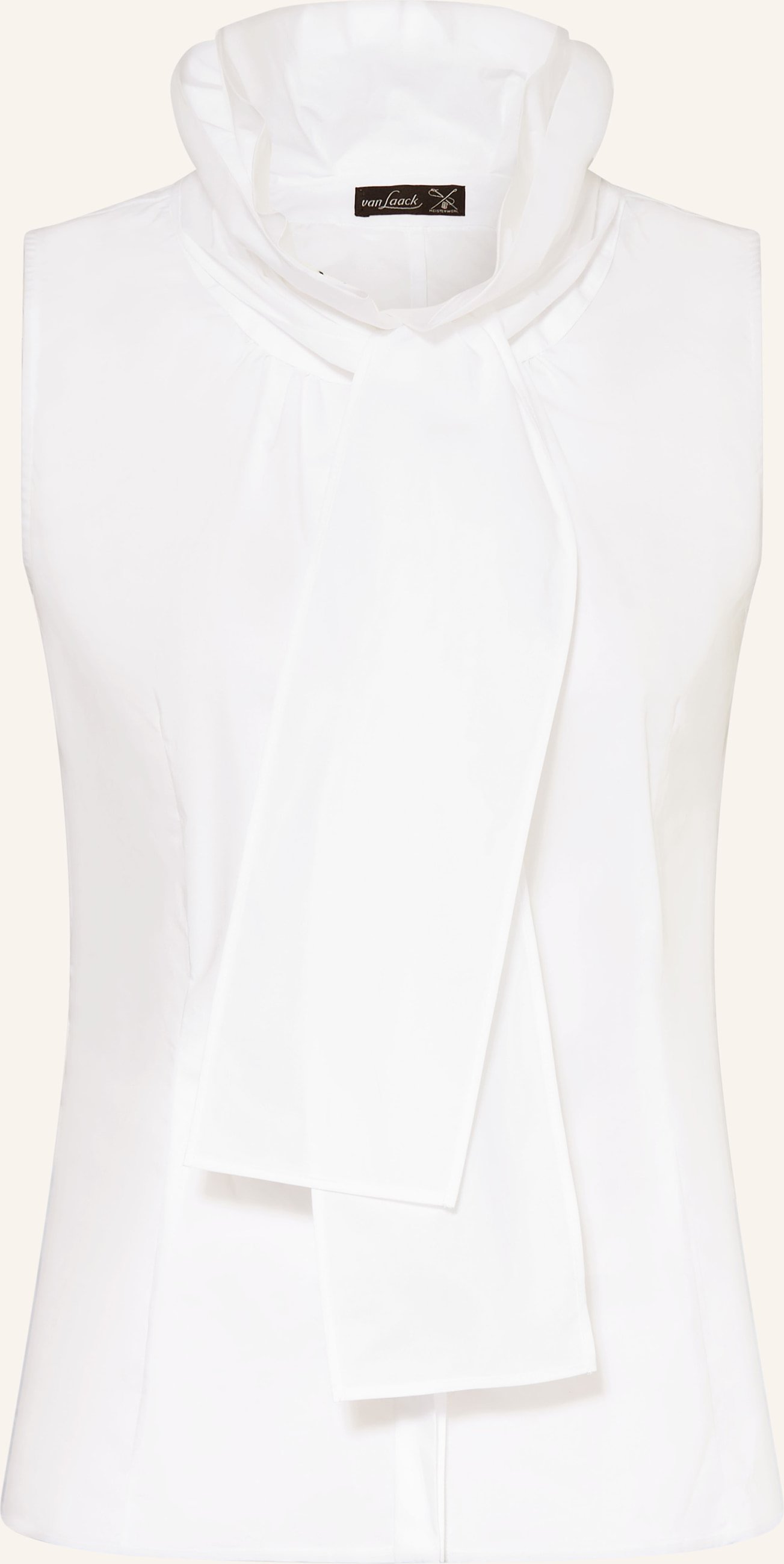 Van Laack Blusentop Vl-Adrienn-Xx Mit Abnehmbarer Schluppe weiss