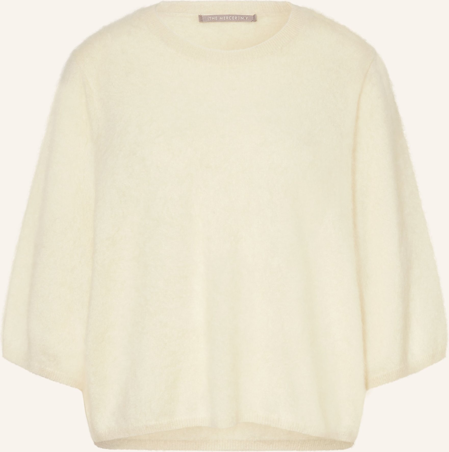 (The Mercer) N.Y. Cashmere-Pullover Mit 3/4-Arm gelb