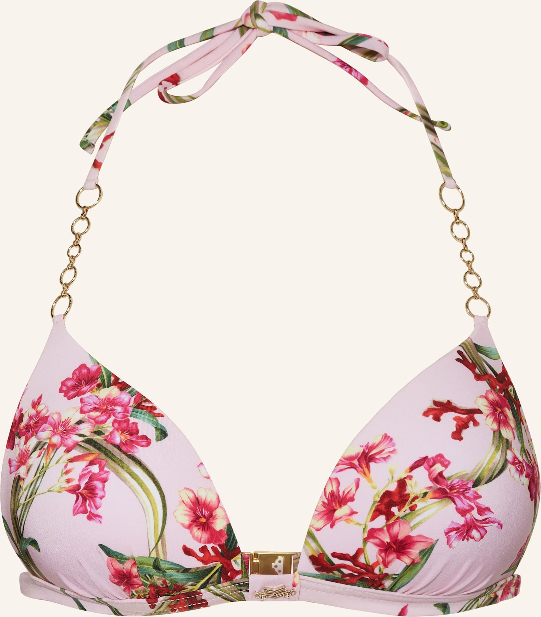 Maryan Mehlhorn Push-Up-Bikini-Top Botanique pink