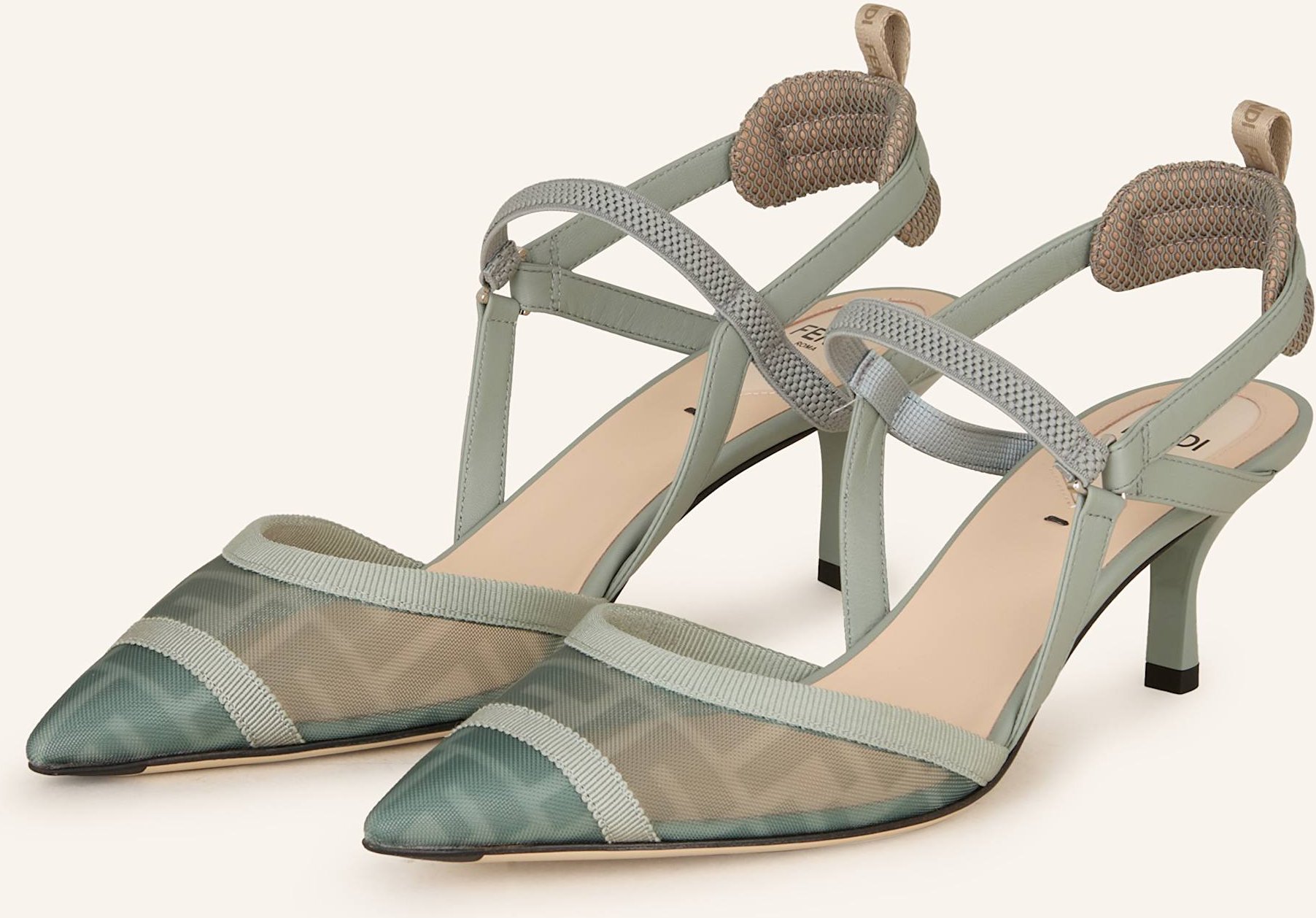 Fendi Slingpumps blau