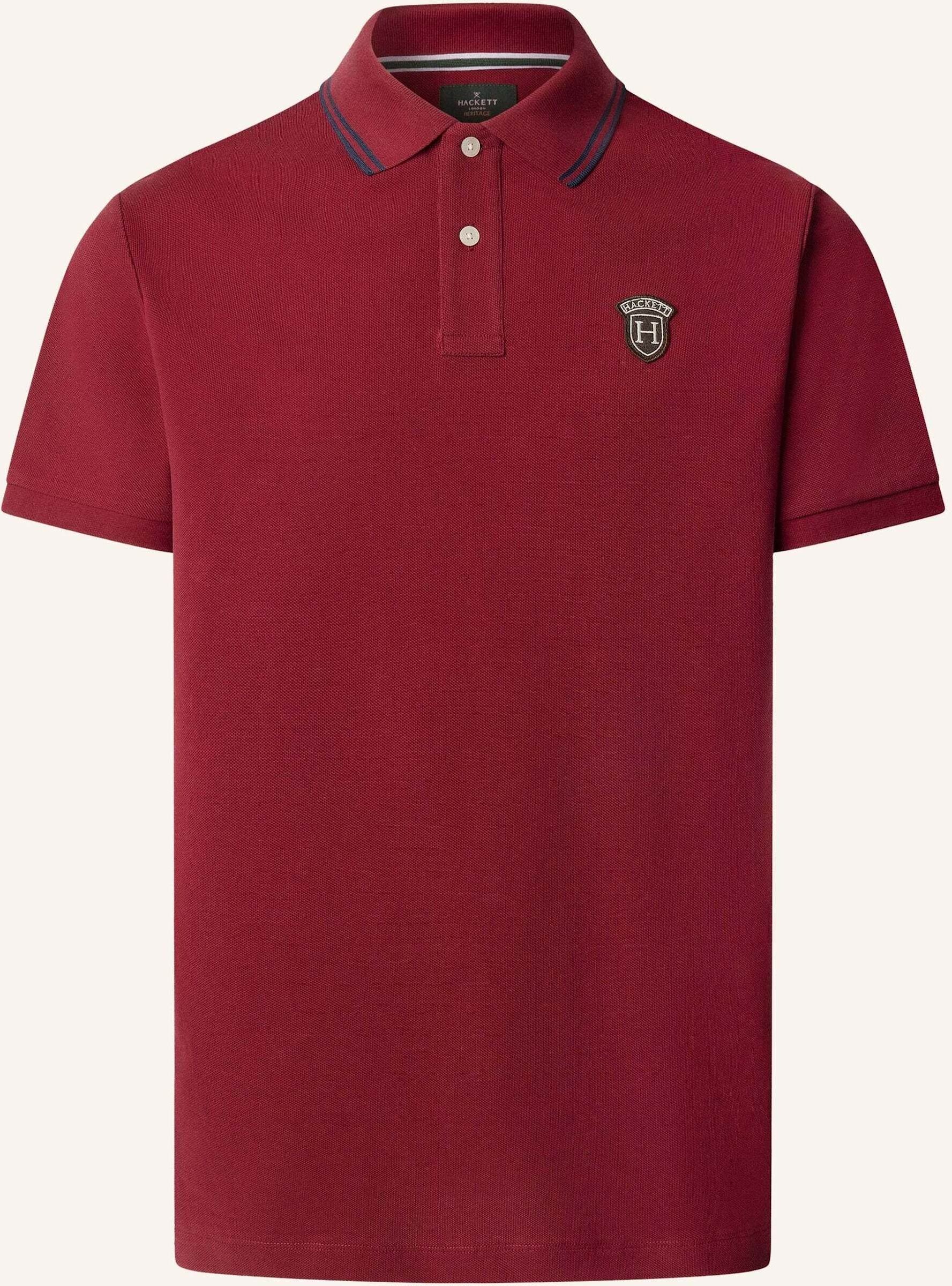 Hackett London Poloshirt Heritage Badge Polo rot