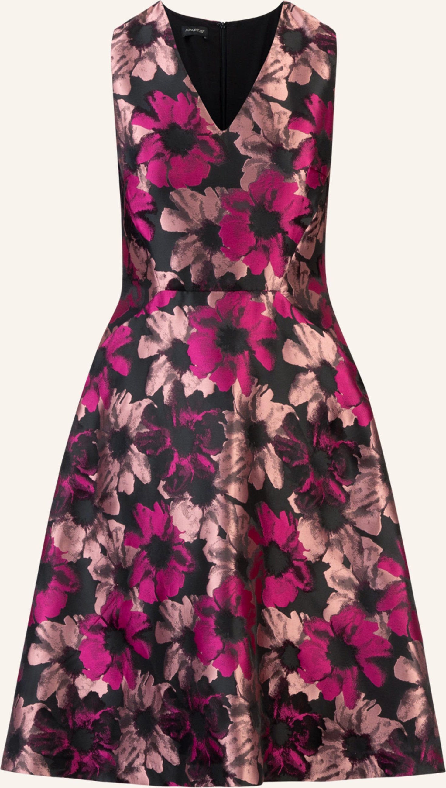 Apart Jacquardkleid schwarz