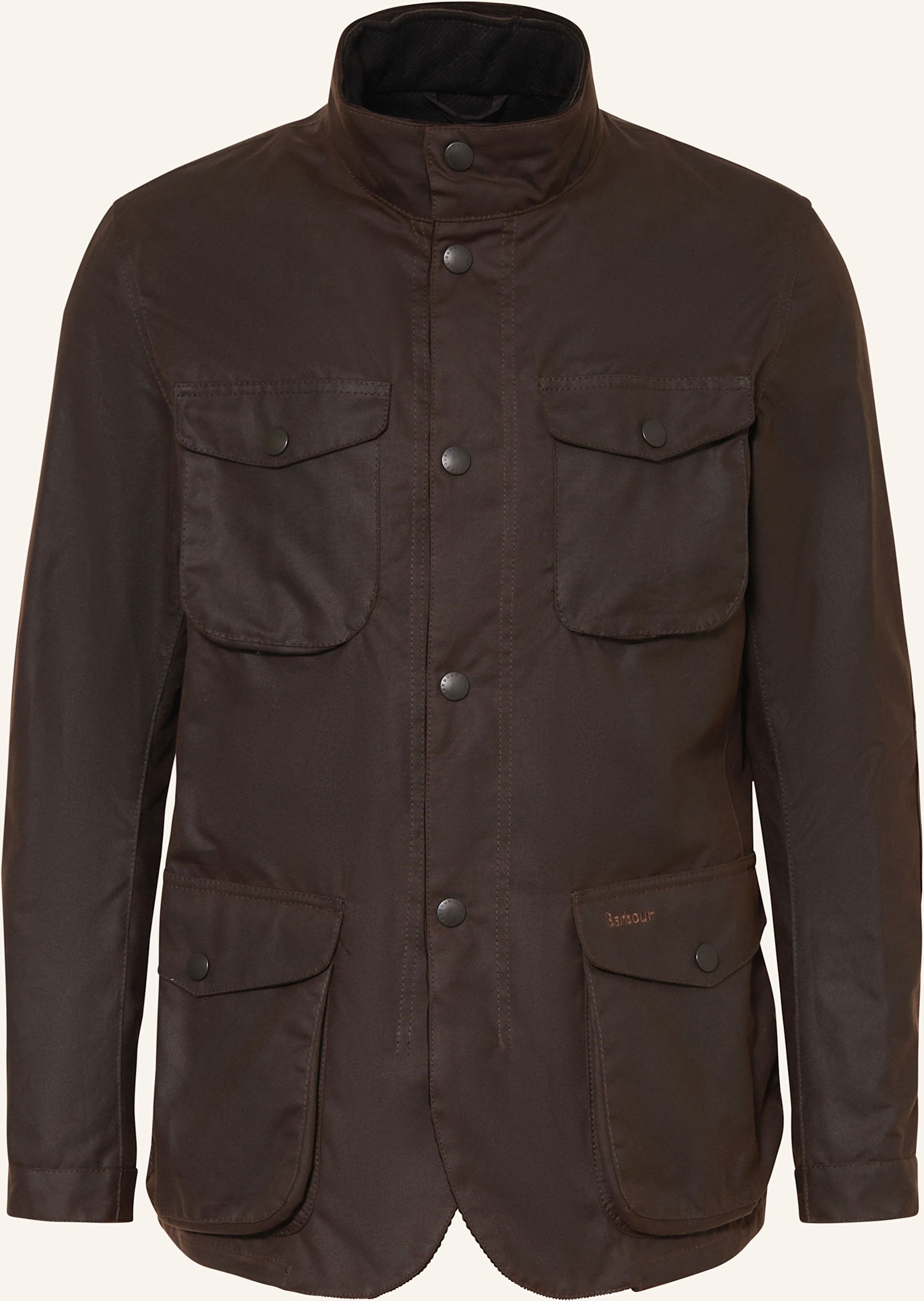 Barbour Fieldjacket Ogston Wax braun