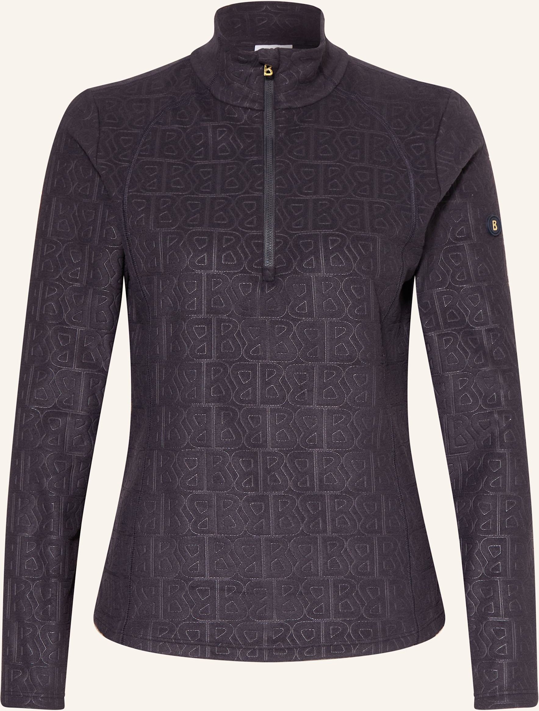 Bogner Fleece-Troyer medita2 blau