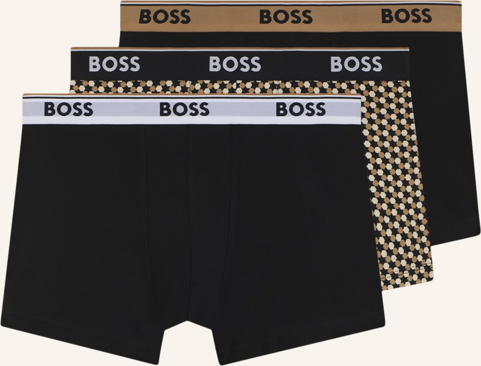 Boss Boxershort Trunk 3p Power Desig lila